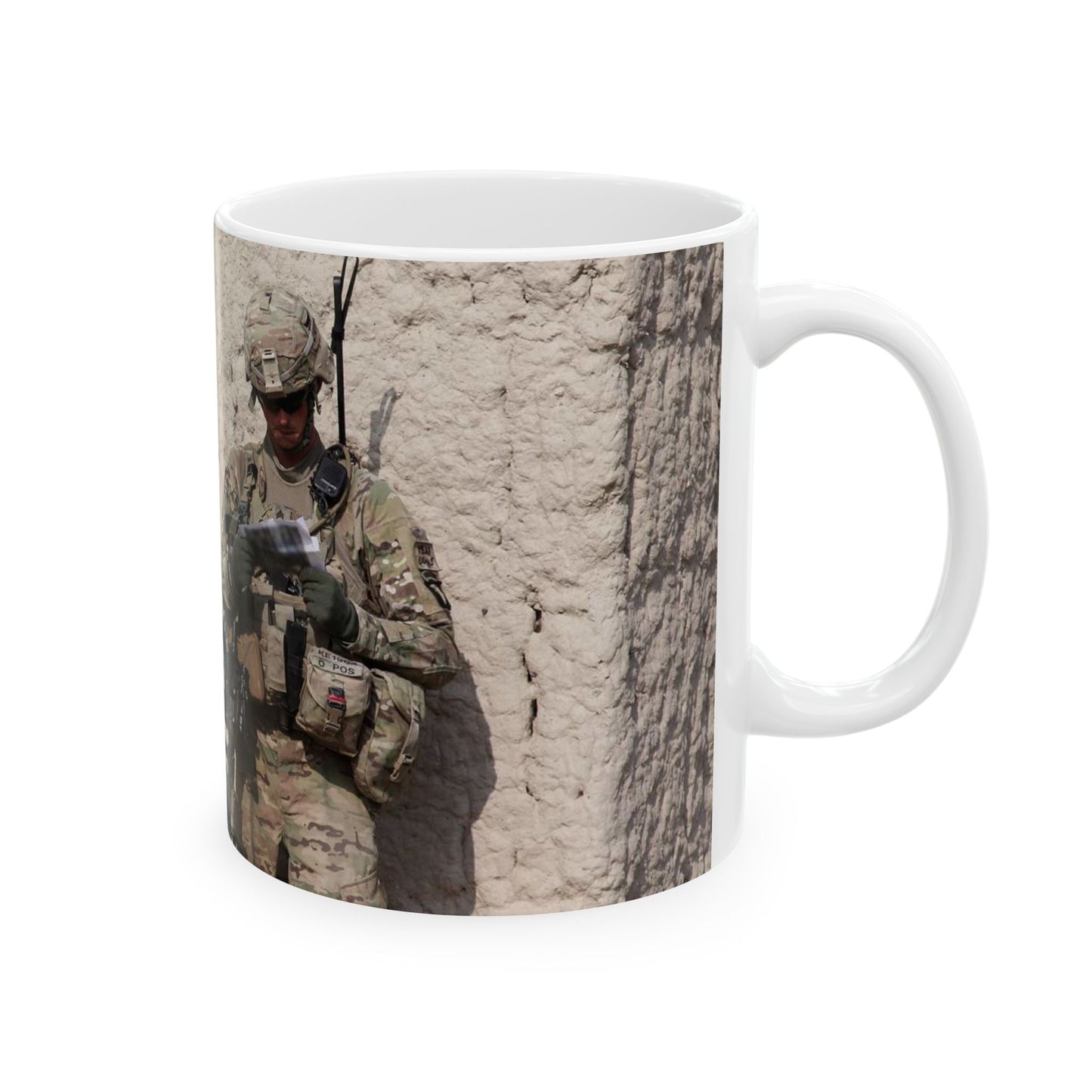 U.S. Army Sgt. Keith Keller, a combat engineer assigned Beautiful Novelty Ceramic Coffee Mug 11oz