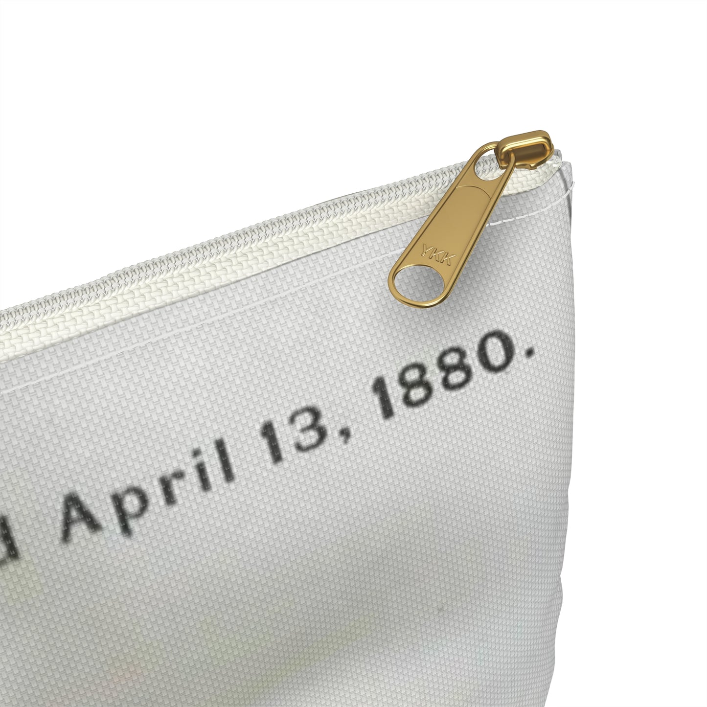 Patent drawing - for A. M. Smith's Safety Pin Public domain image Large Organizer Pouch with Black Zipper