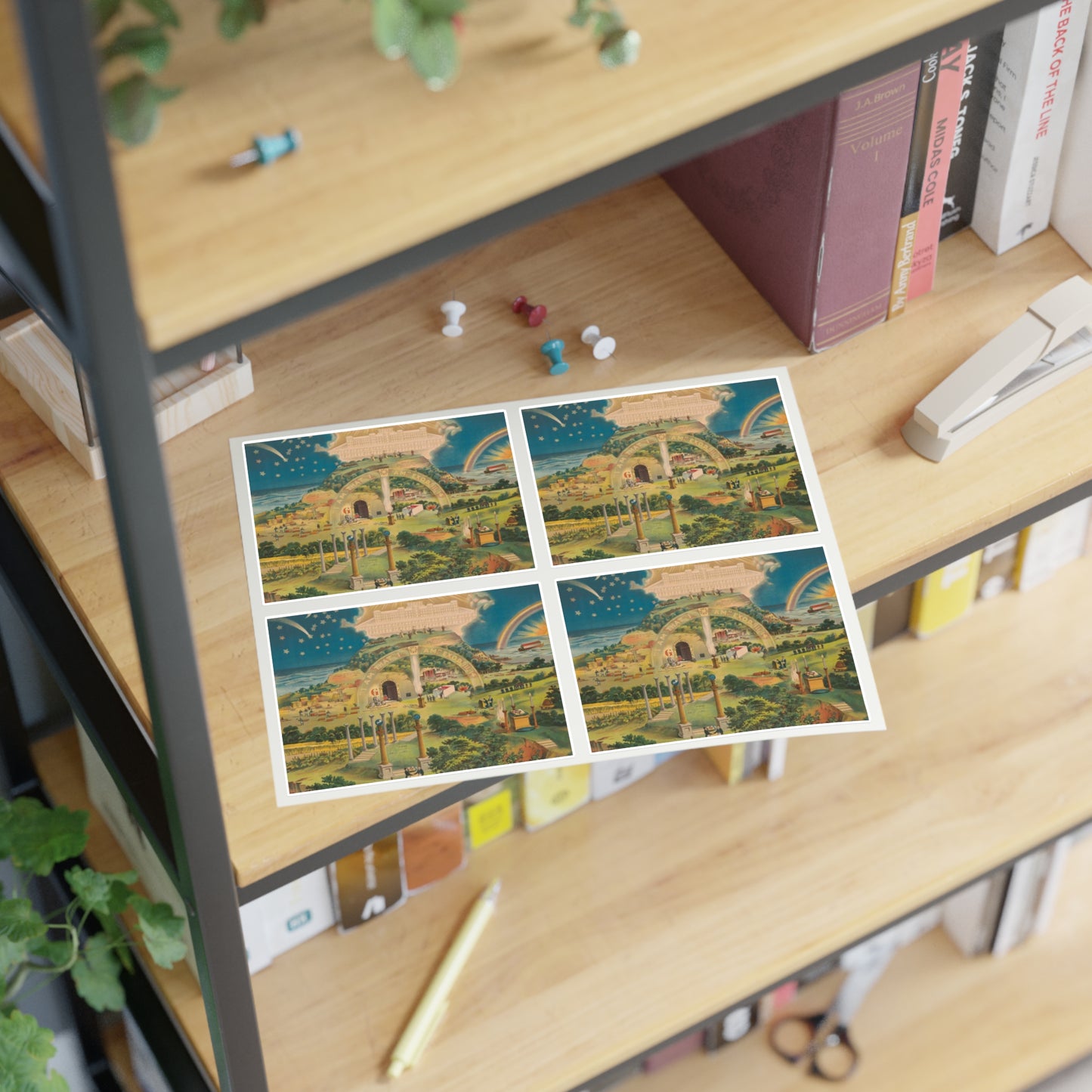 Our emblematic mystic light of masonry Laminated UV Protective Vinyl Stickers