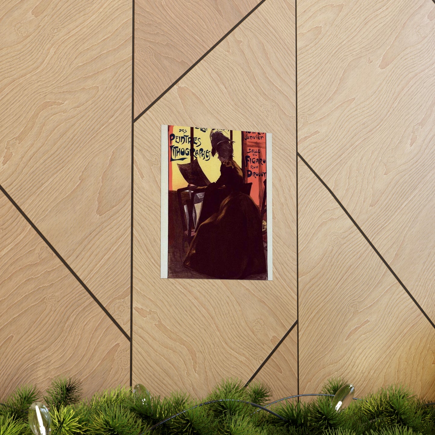 Affiche pour la "2e Exposition des Peintres-Lithographes". High Quality Matte Wall Art Poster for Home, Office, Classroom