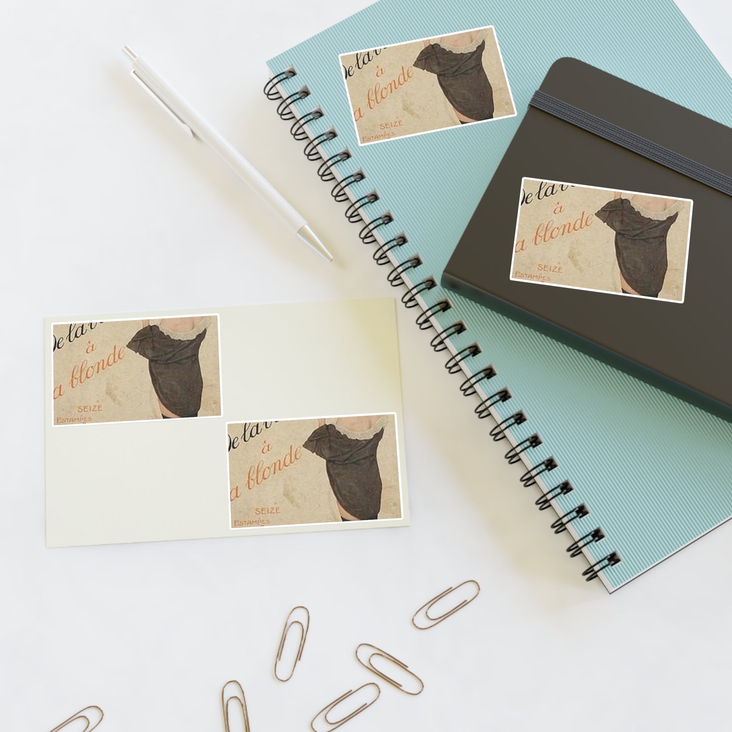 Kirchner - from-brown-to-blonde Laminated UV Protective Vinyl Stickers
