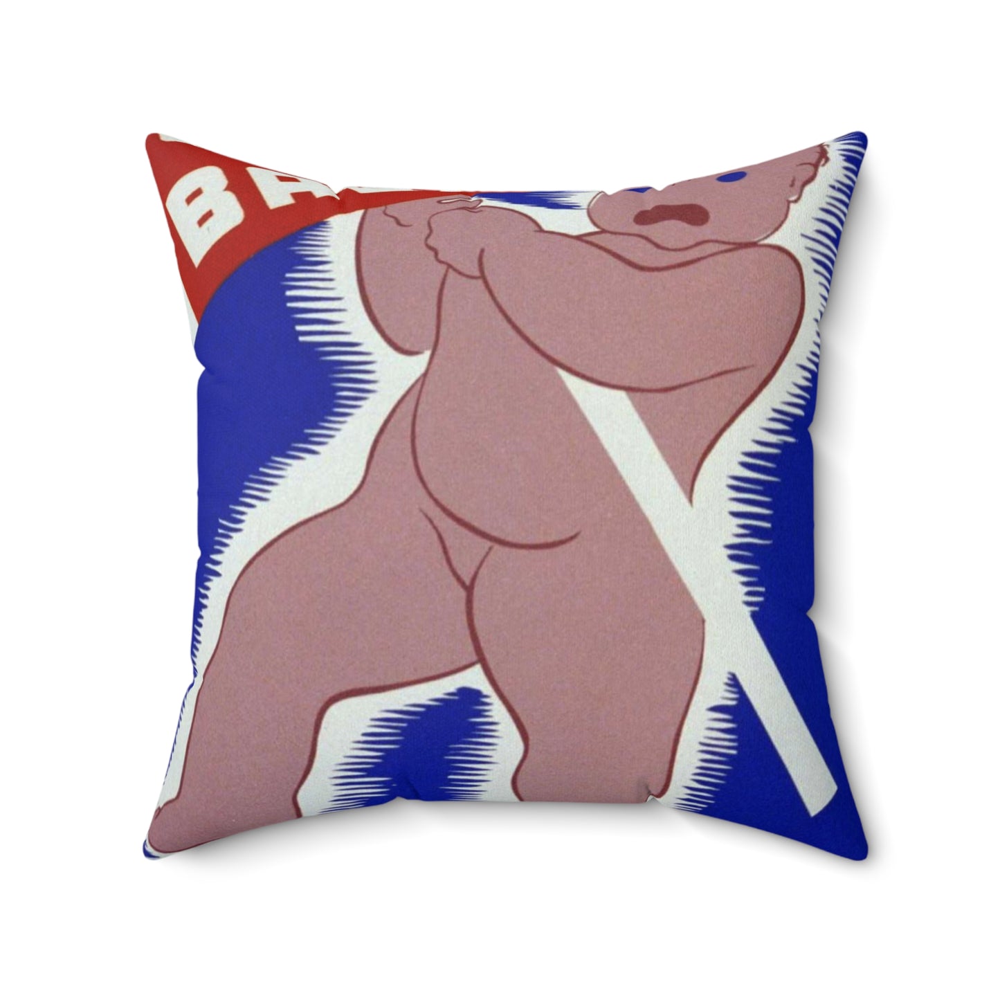 Unfair to babies A helpless infant can't go on strike : It depends on your care. Decorative Accent Square Pillow