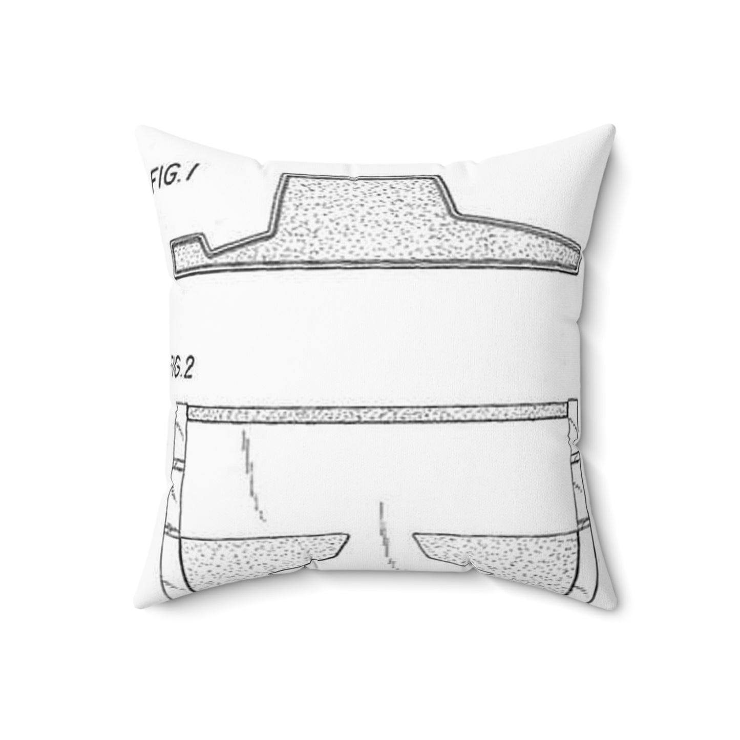 Patent drawing - Olympia-Traveller - . Public domain image Decorative Accent Square Pillow