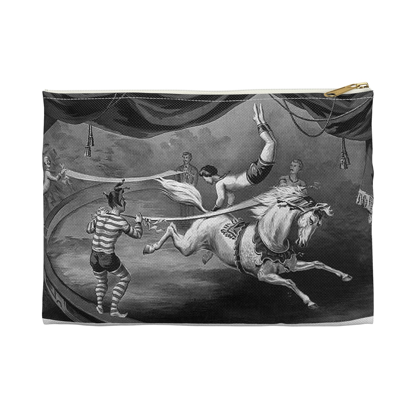 Banner act - Print, Library of Congress collection Large Organizer Pouch with Black Zipper