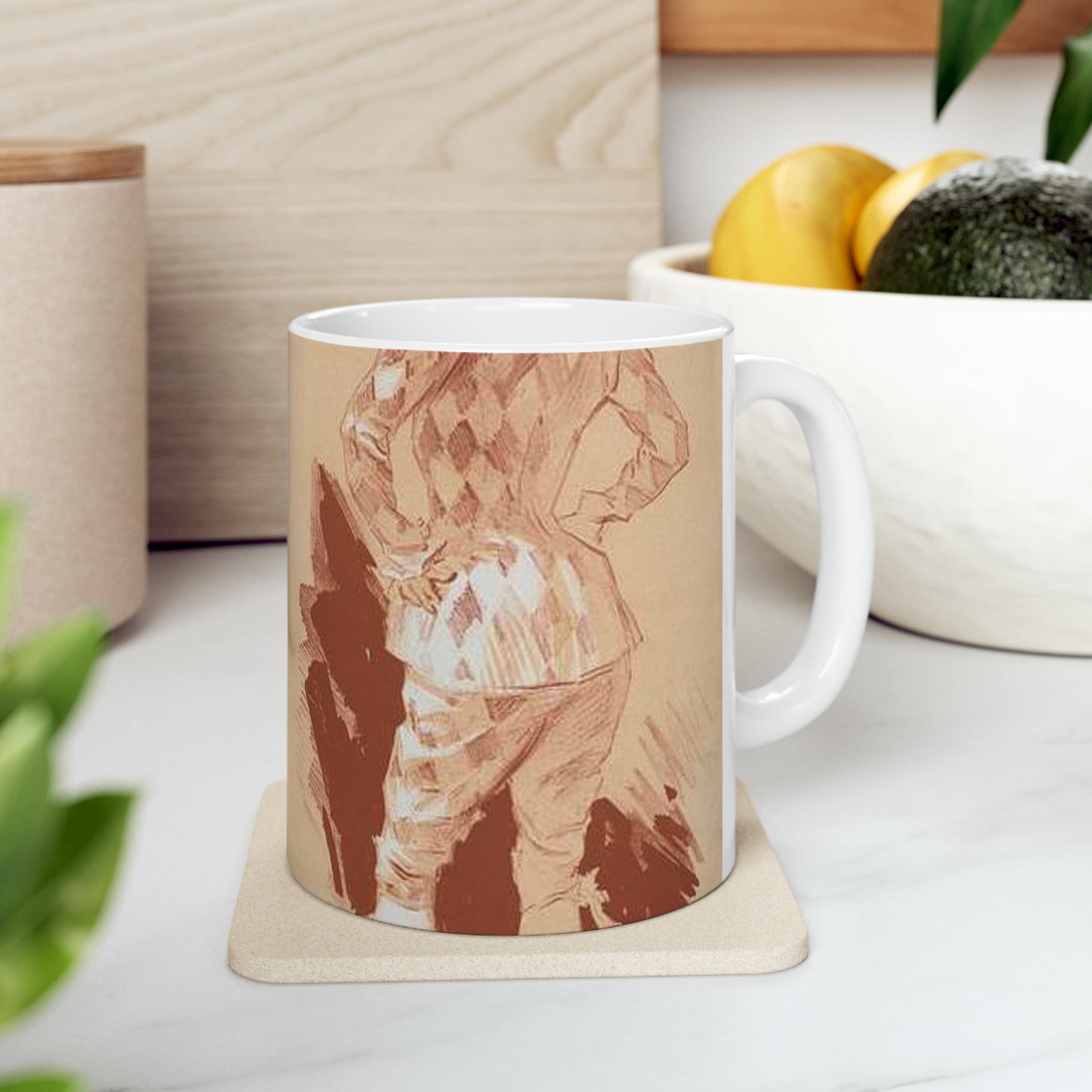 Dessin original pour la couverture des Maîtres de l'Affiche. Beautiful Novelty Ceramic Coffee Mug 11oz