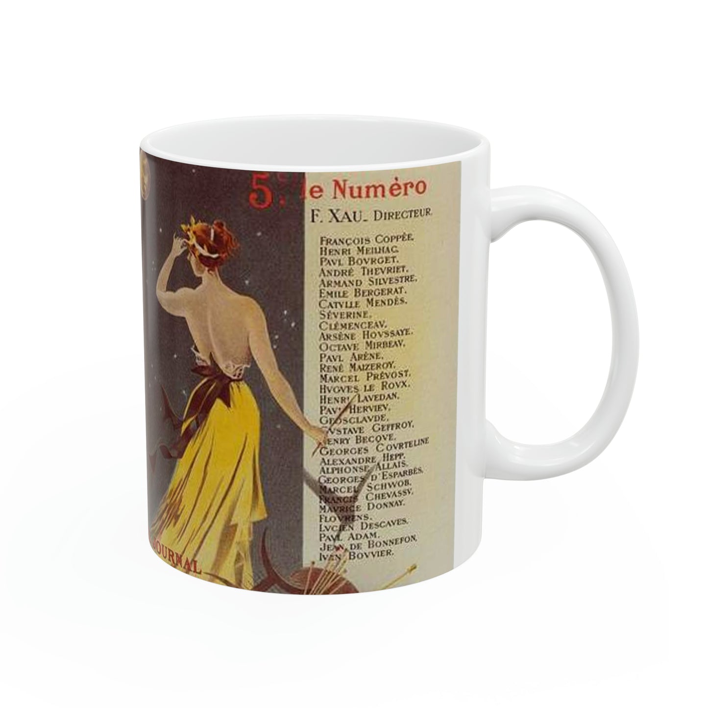 Affiche pour annoncer la publication de "Rome" dans Le Journal. Beautiful Novelty Ceramic Coffee Mug 11oz
