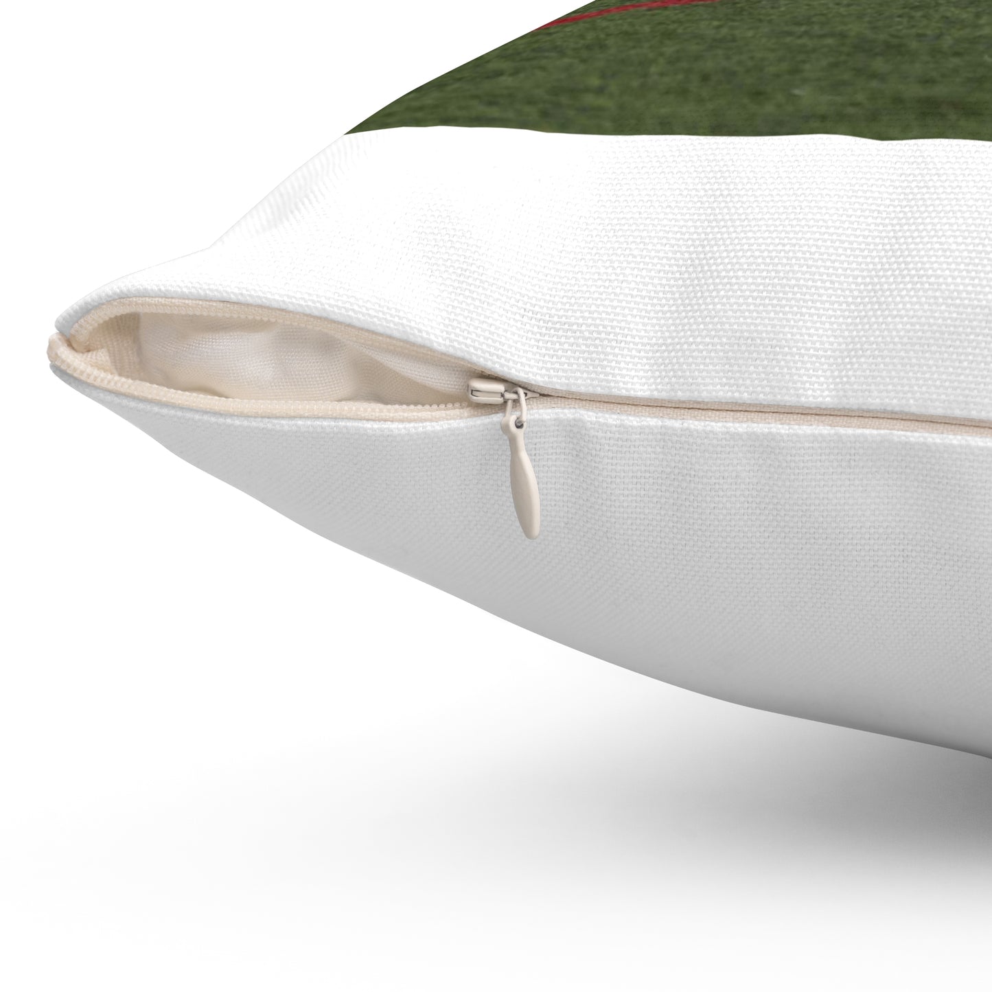 Fred Spencer, Falcons defensive lineman, trips up a Decorative Accent Square Pillow