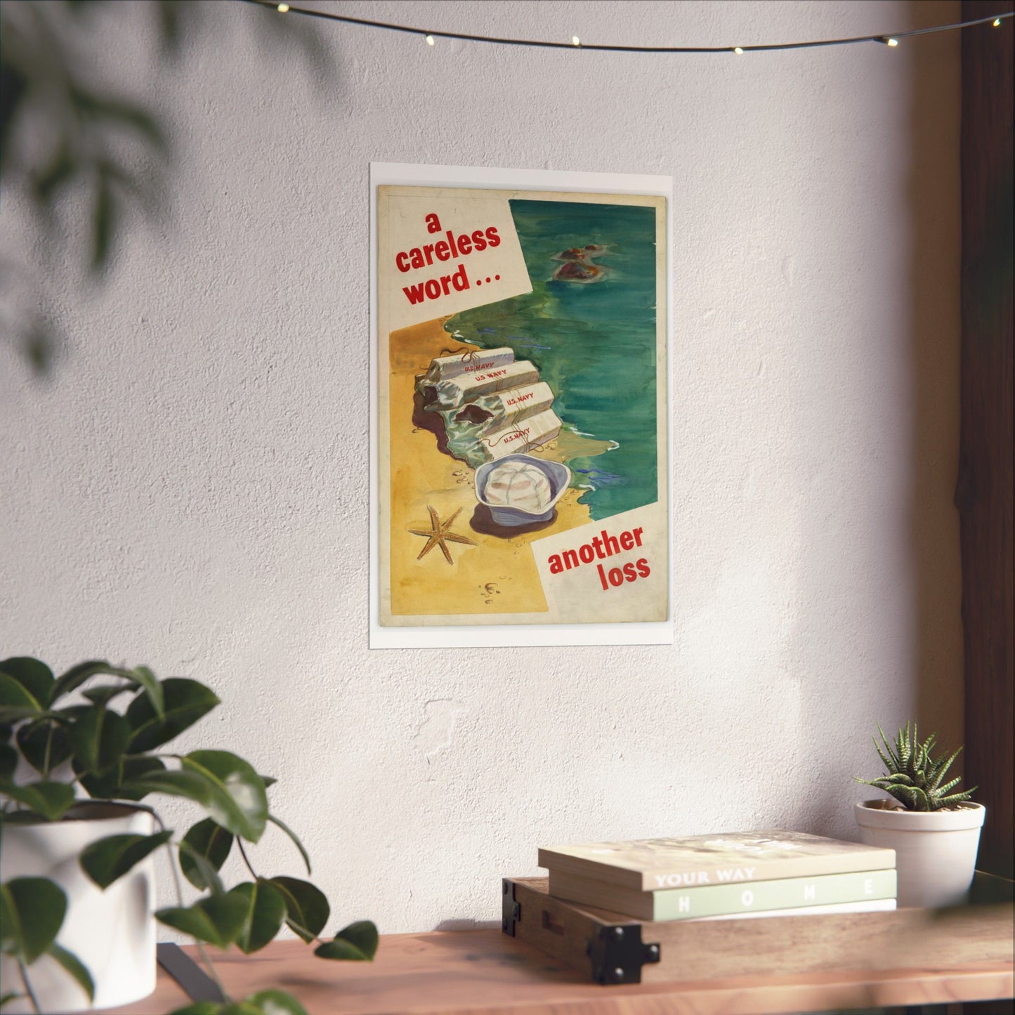 A Careless Word... Another Loss High Quality Matte Wall Art Poster for Home, Office, Classroom