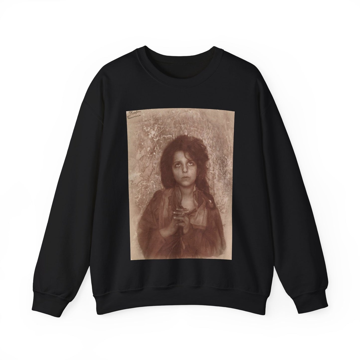 Gloeden, Wilhem von (1856-1931) - n. 1336 Black Heavy Blend Adult Crew Neck SweatShirt