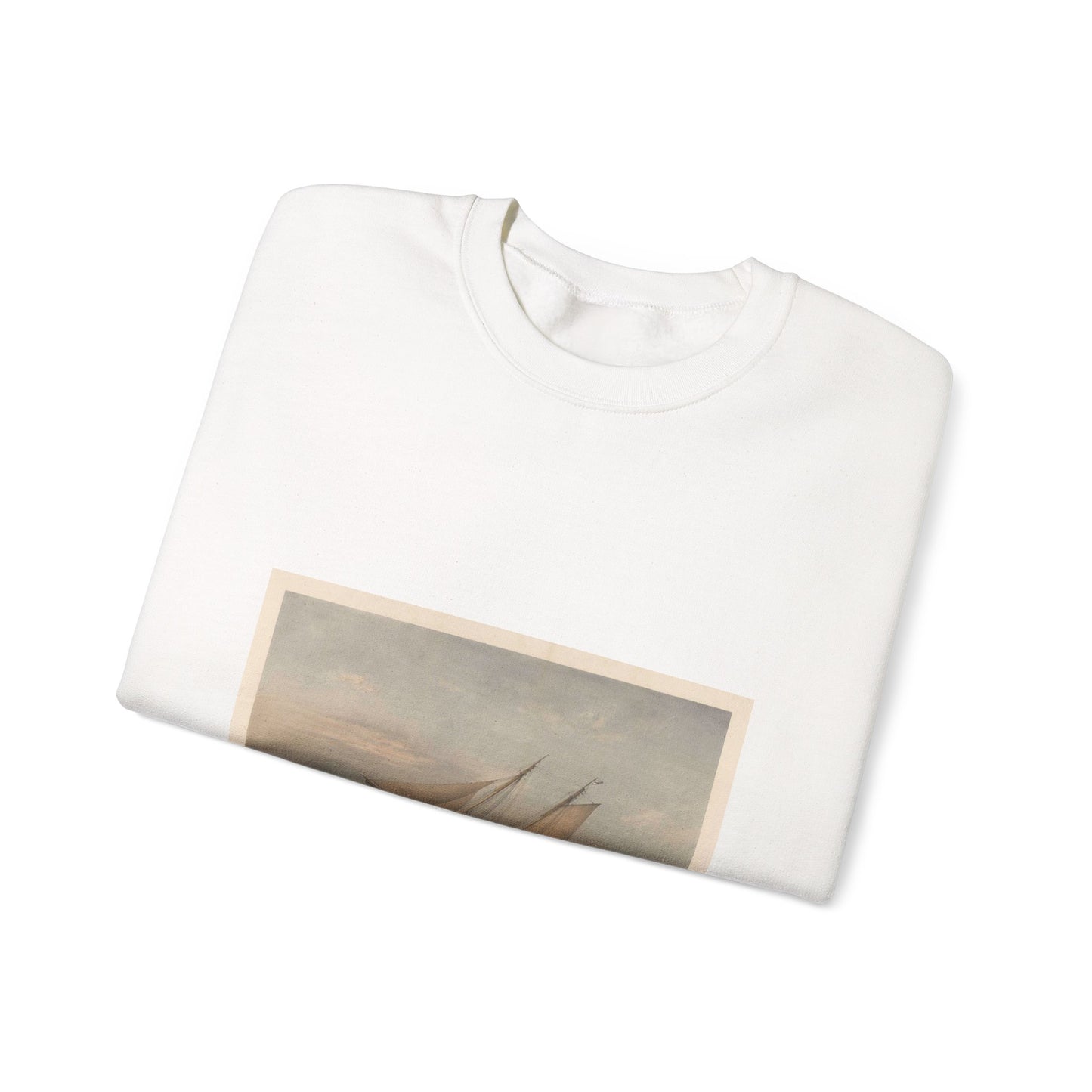 Mirage, R.Y.S., 200 Tons. 5th October 1872 RMG PY8772 White Heavy Blend Adult Crew Neck SweatShirt
