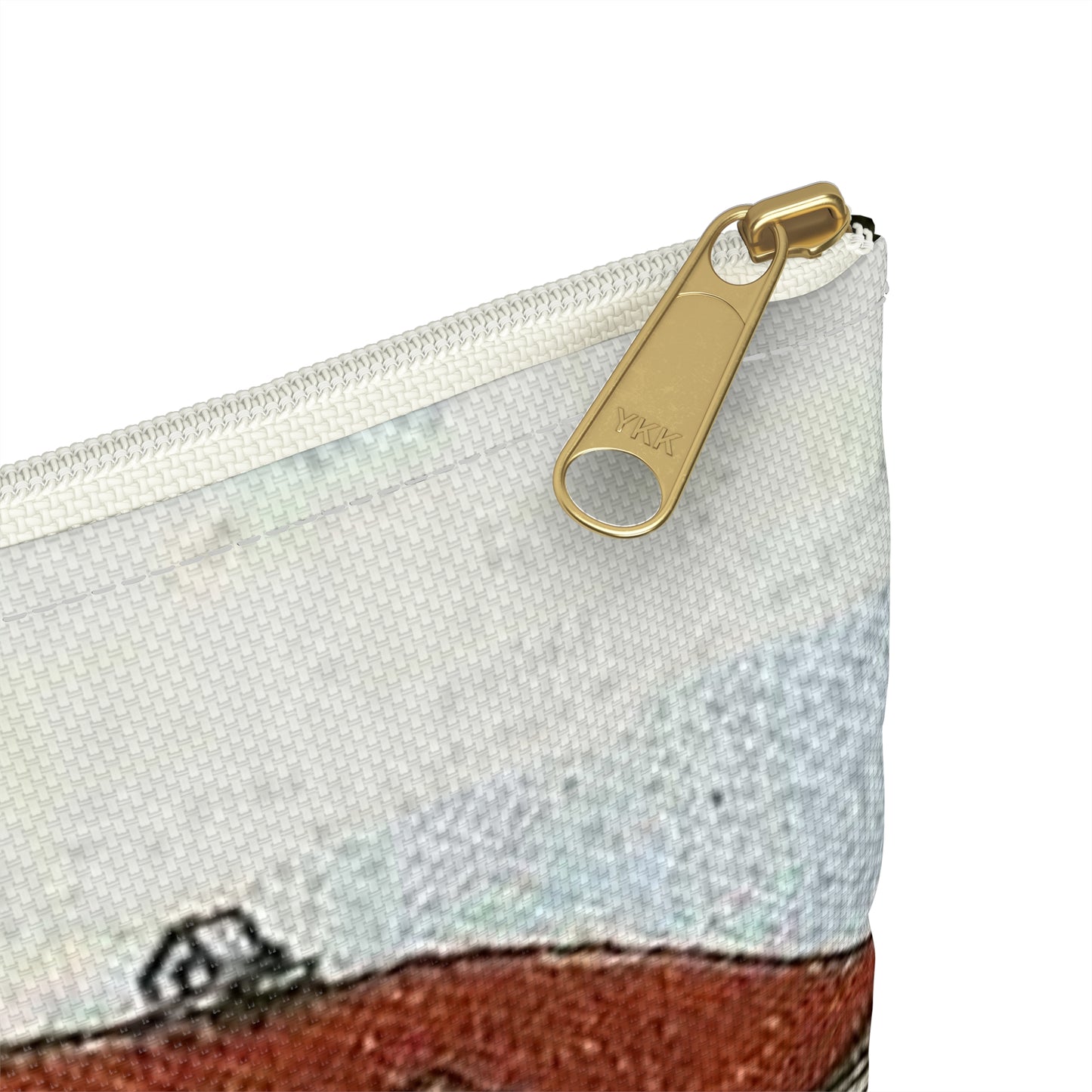 Erlangen Hauptstraße um 1910 001 Large Organizer Pouch with Black Zipper