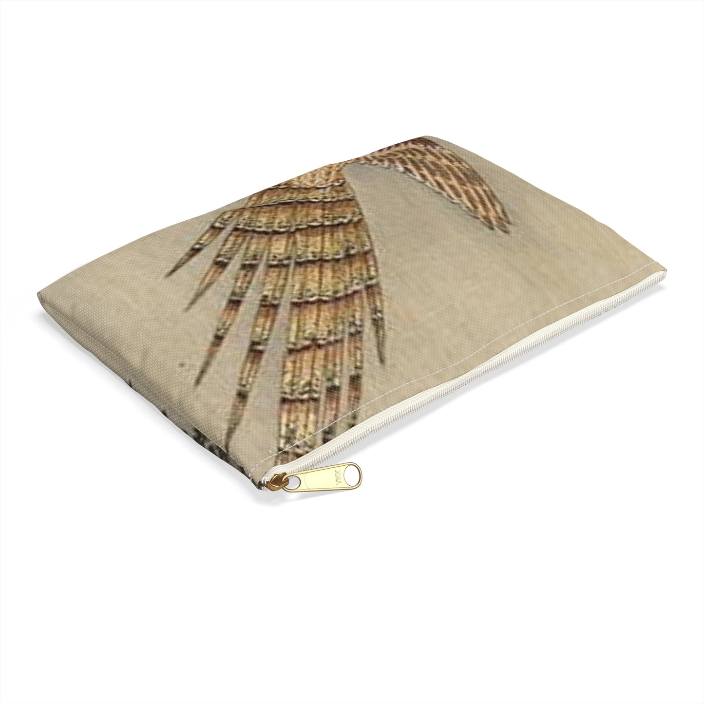 Koson - quail-over-the-forest, Ohara Koson Large Organizer Pouch with Black Zipper