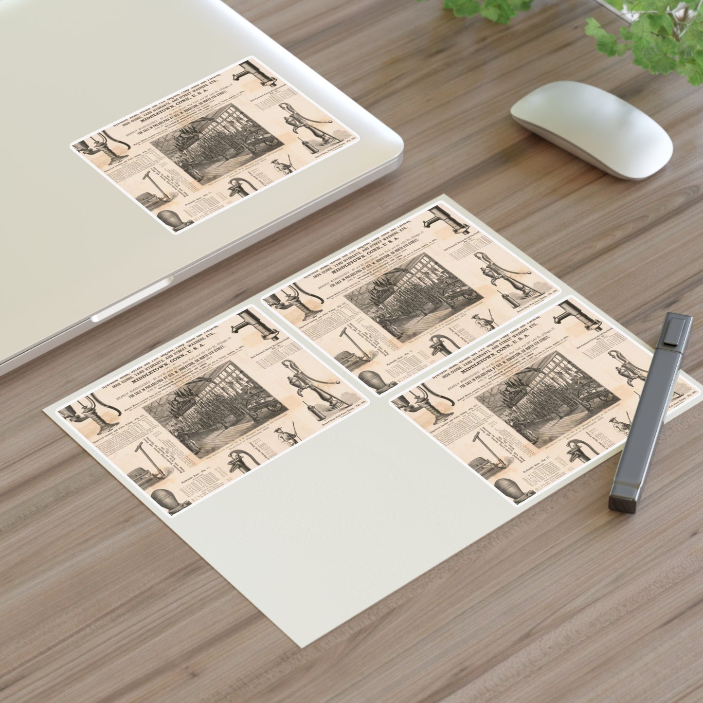 W. & B. Douglas, the oldest and most extensive manufacturers in the world of pumps Laminated UV Protective Vinyl Stickers
