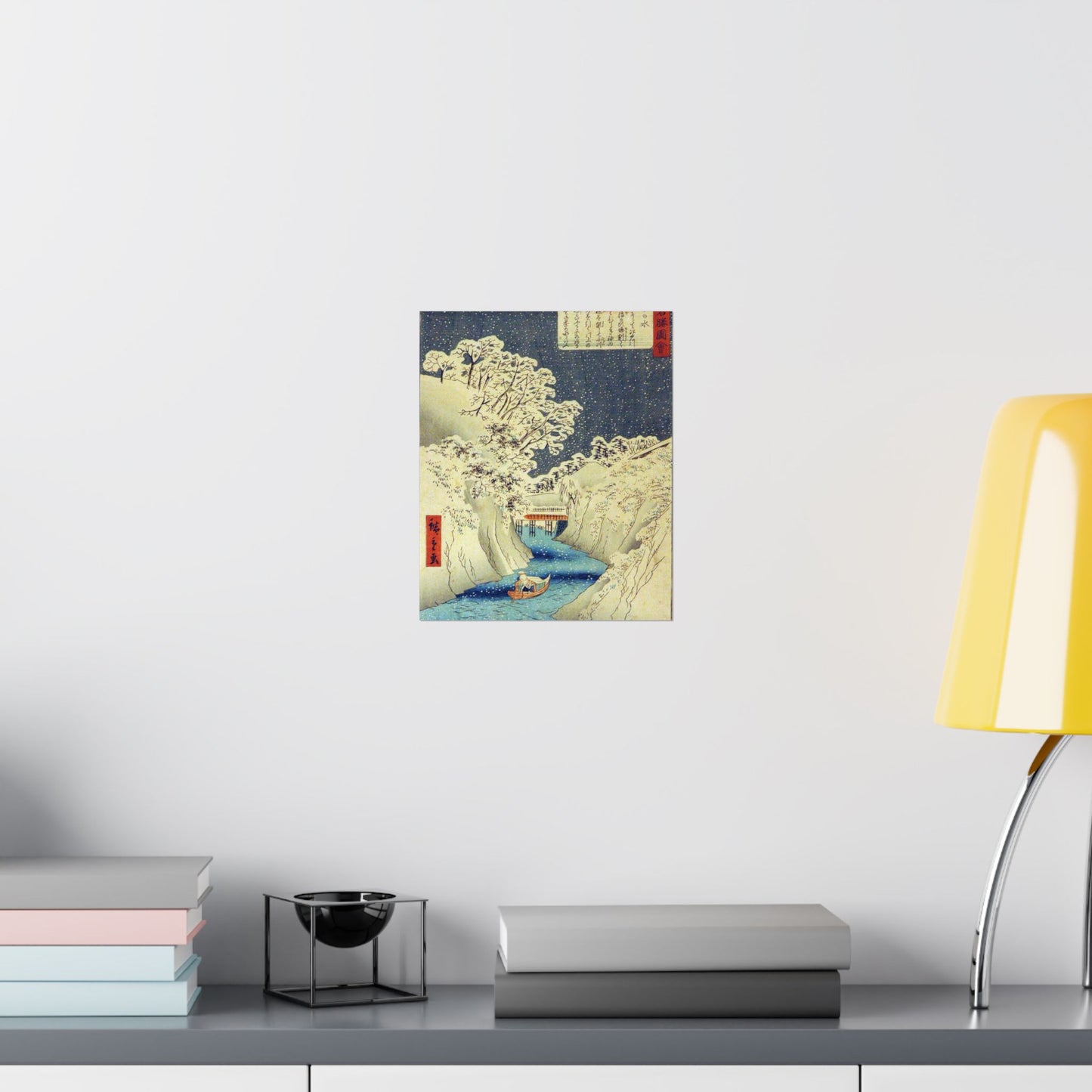 Utagawa Hiroshige - Ochanomizu (5765898008) High Quality Matte Wall Art Poster for Home, Office, Classroom