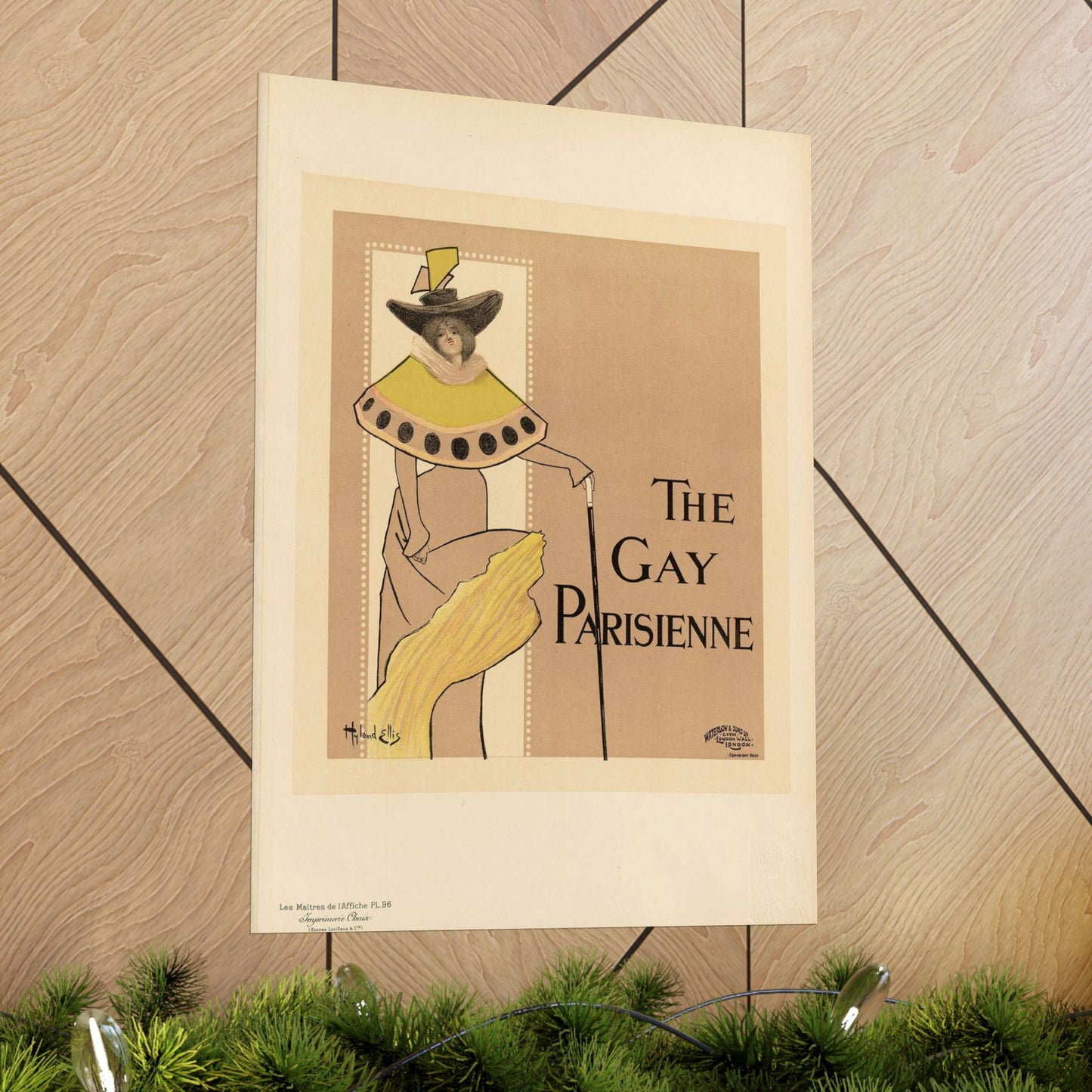 Maîtres de l'affiche V 2 - Pl 96 - Fred Hyland - Leigh Ellis High Quality Matte Wall Art Poster for Home, Office, Classroom