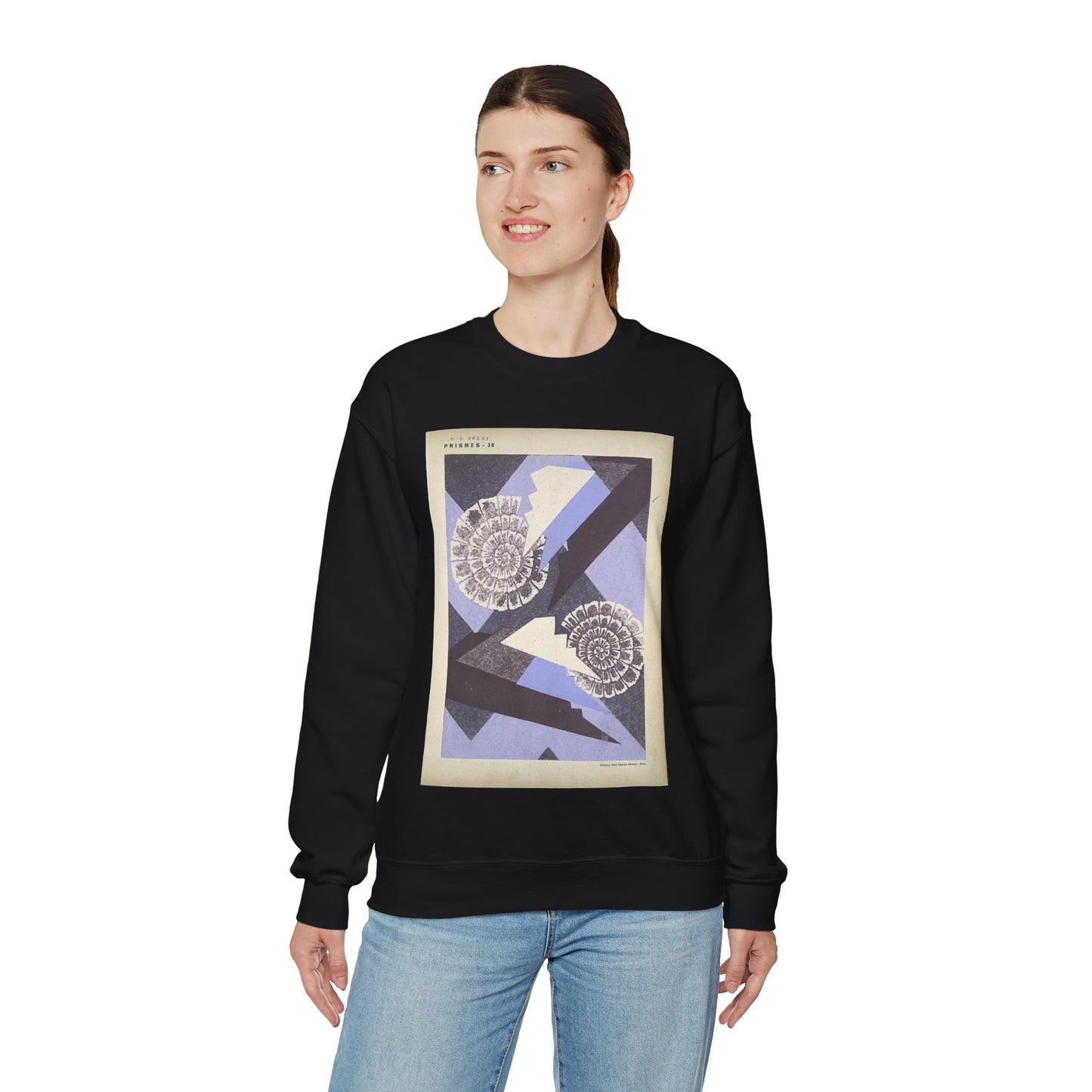 Prismes - EA Séguy - 1933 - page 40 Black Heavy Blend Adult Crew Neck SweatShirt