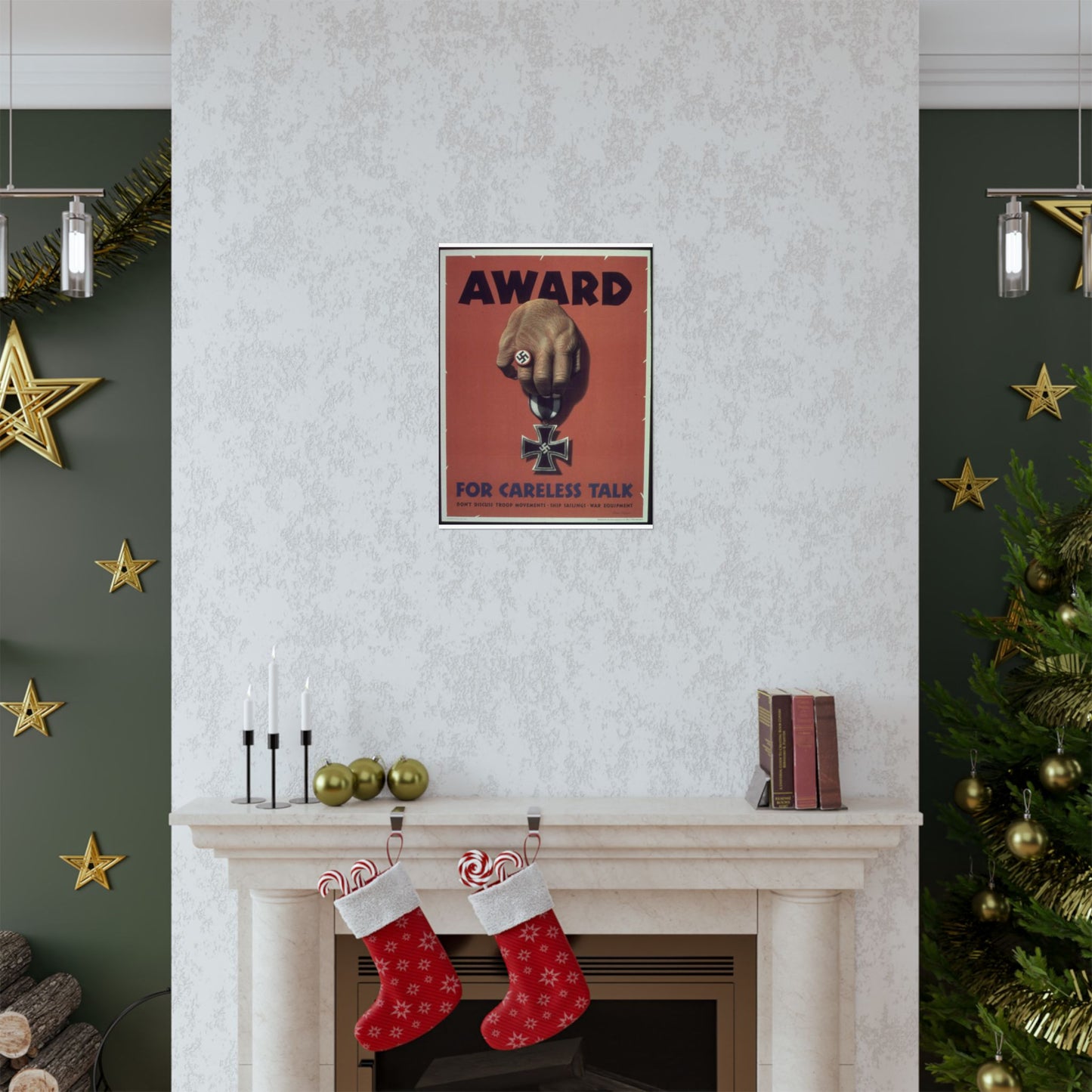 "Award for careless talk" - NARA - 513602 High Quality Matte Wall Art Poster for Home, Office, Classroom