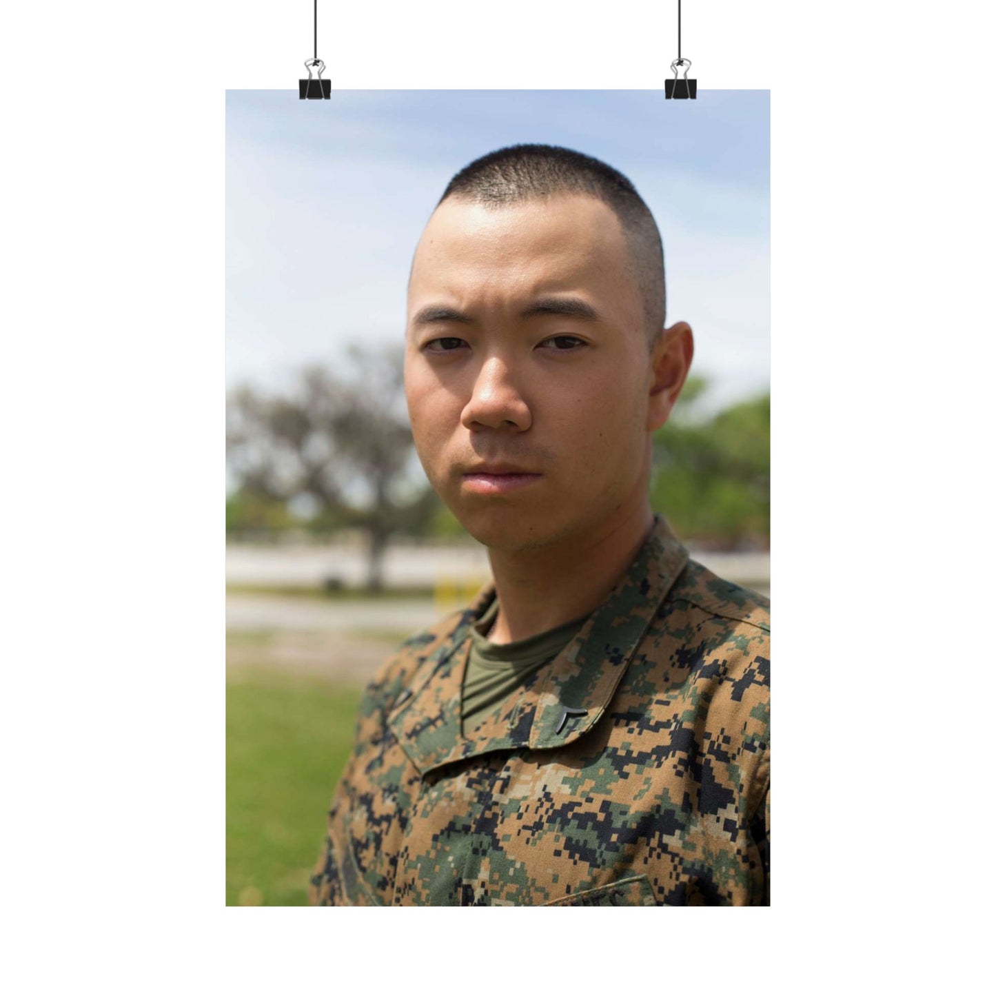 Pfc. Sangmin S. Bae, Platoon 2029, Echo Company, 2nd High Quality Matte Wall Art Poster for Home, Office, Classroom