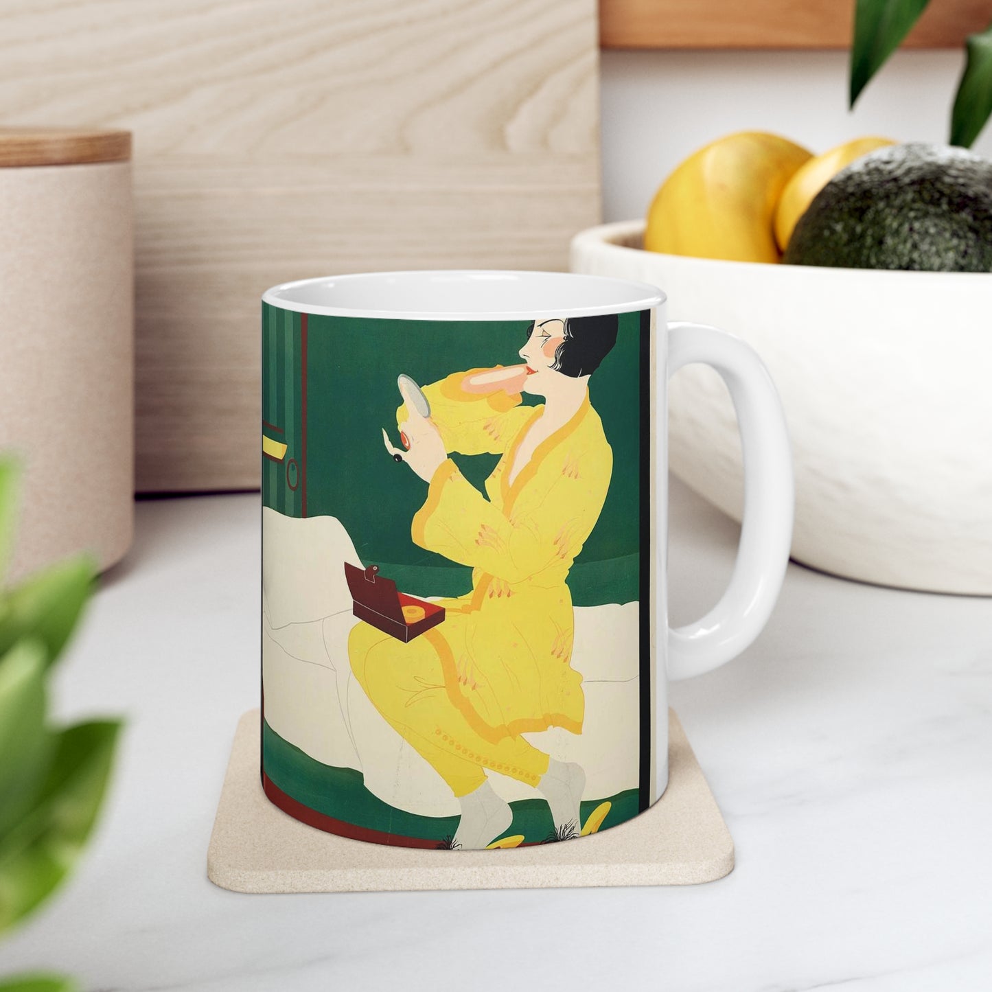 Poster-Mitropa-Schlafwagen-Zabel-b Beautiful Novelty Ceramic Coffee Mug 11oz
