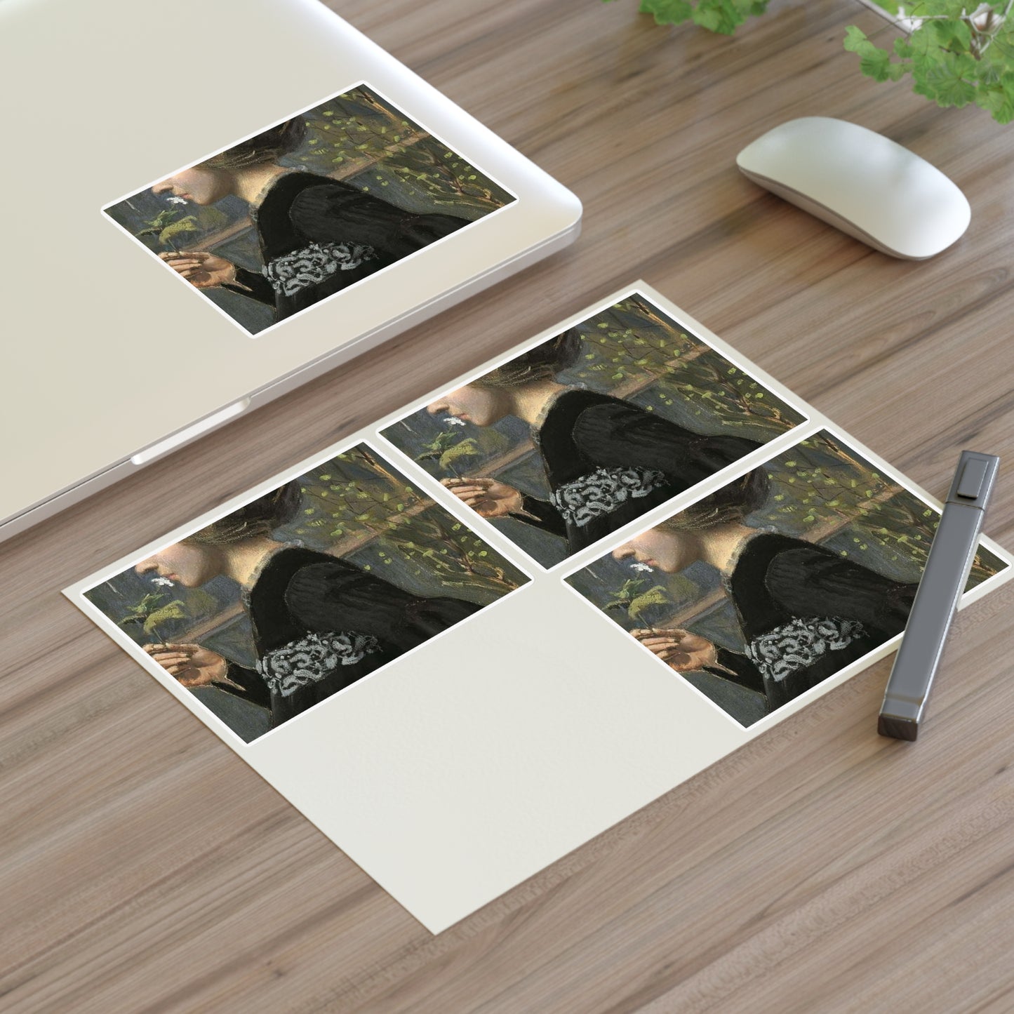 Akseli Gallen-Kallela - Spring (Anna Slöör, upper) Laminated UV Protective Vinyl Stickers