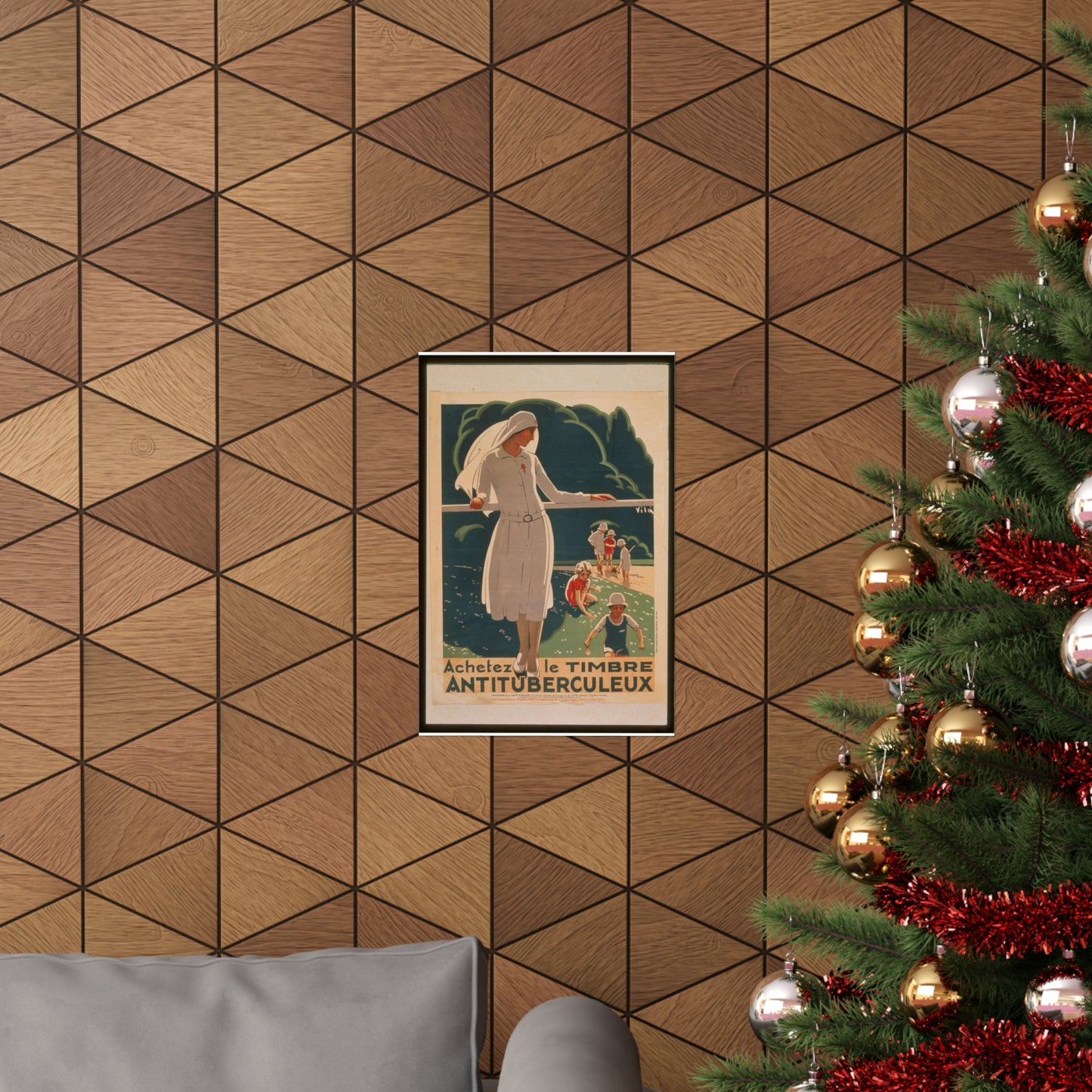 Achetez le timbre antituberculeux High Quality Matte Wall Art Poster for Home, Office, Classroom
