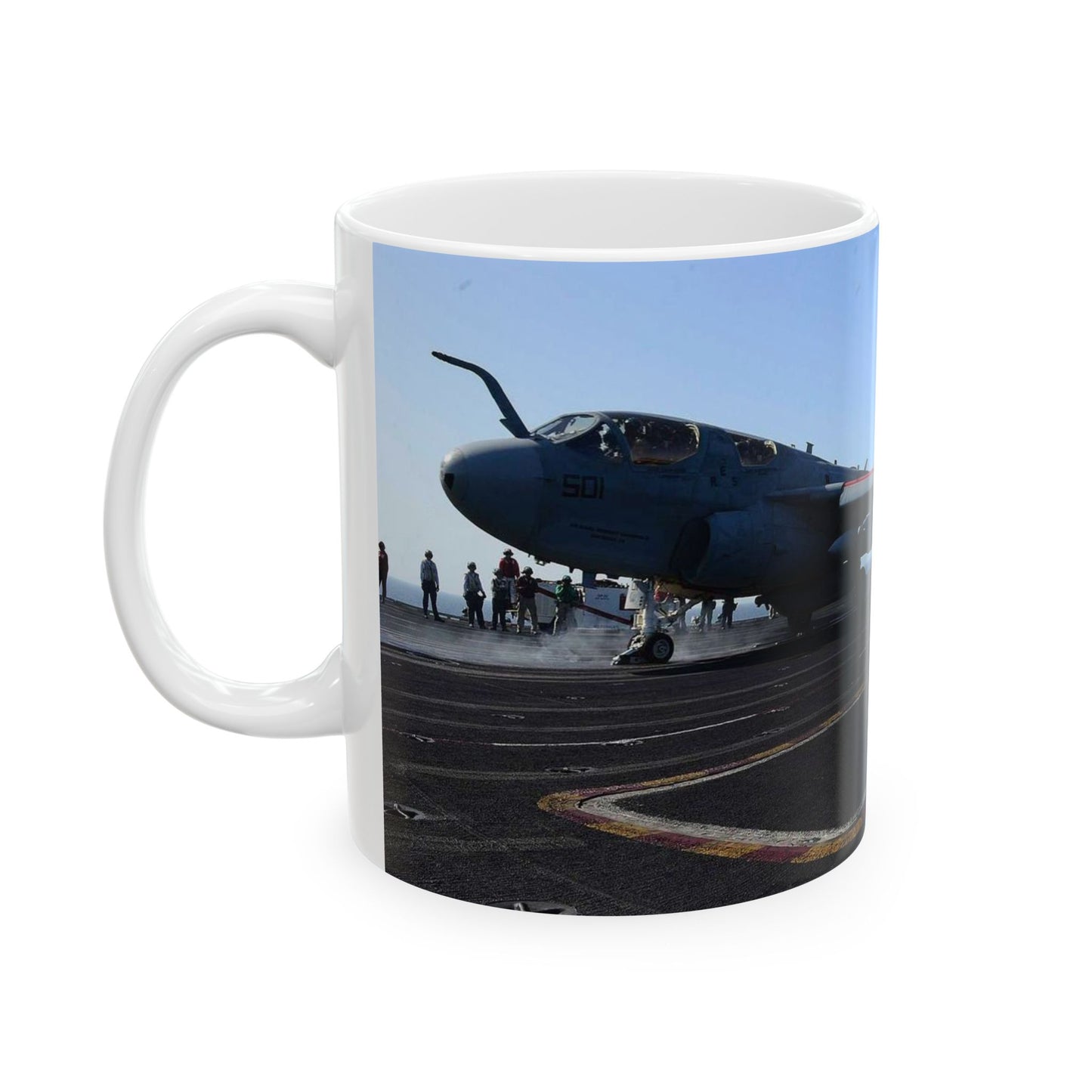 An EA-6B Prowler assigned to the Patriots of Electronic Beautiful Novelty Ceramic Coffee Mug 11oz