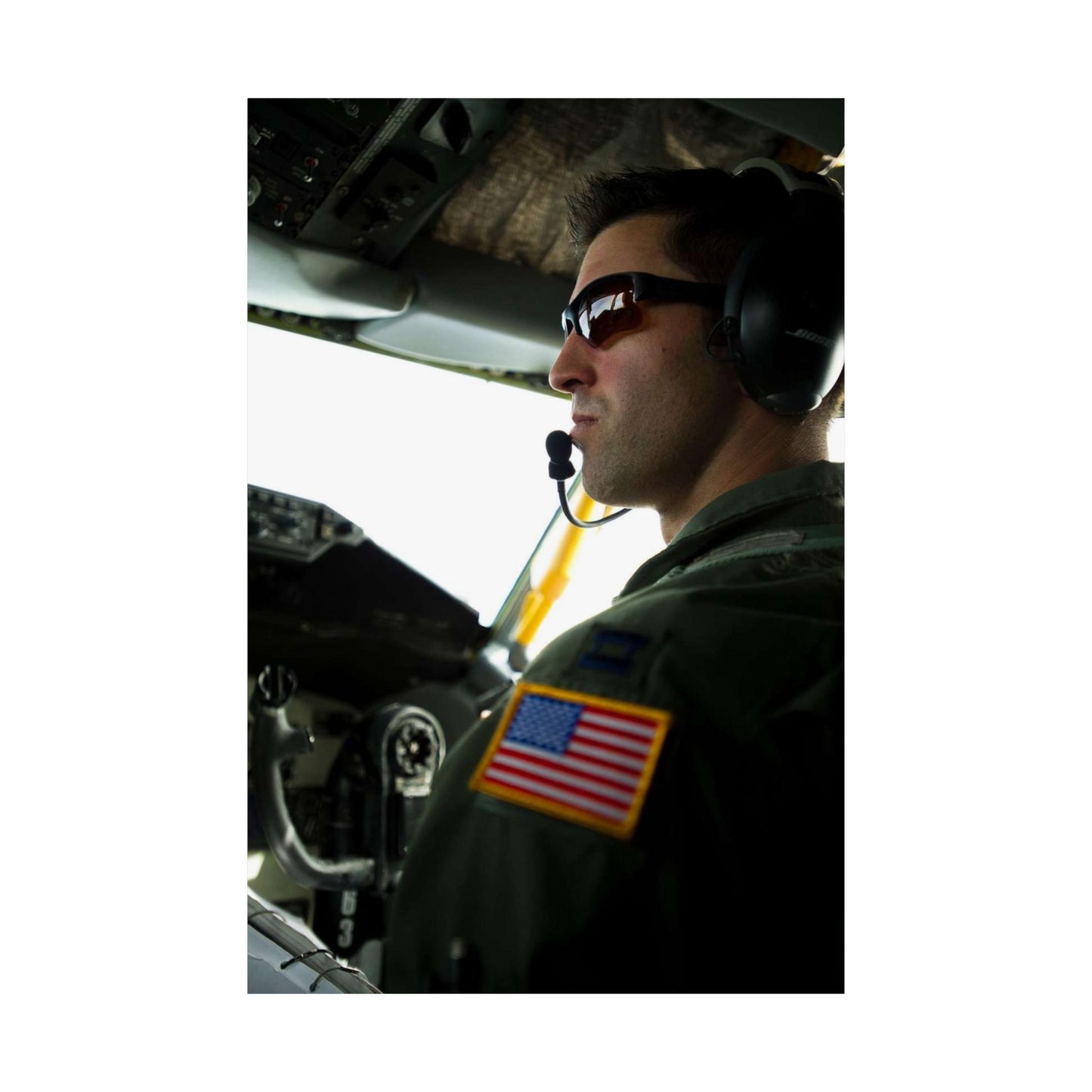 Capt. Michael Bermensolo, a pilot from the 151st Air High Quality Matte Wall Art Poster for Home, Office, Classroom