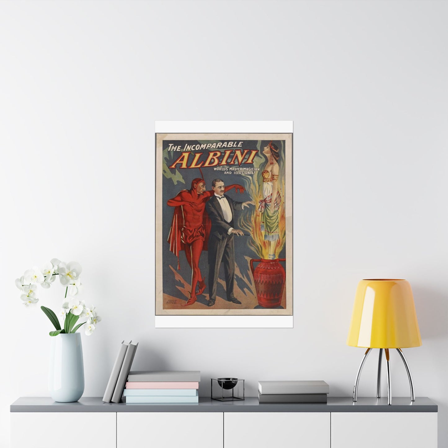 TheIncomperable Albini Theatrical Poster High Quality Matte Wall Art Poster for Home, Office, Classroom
