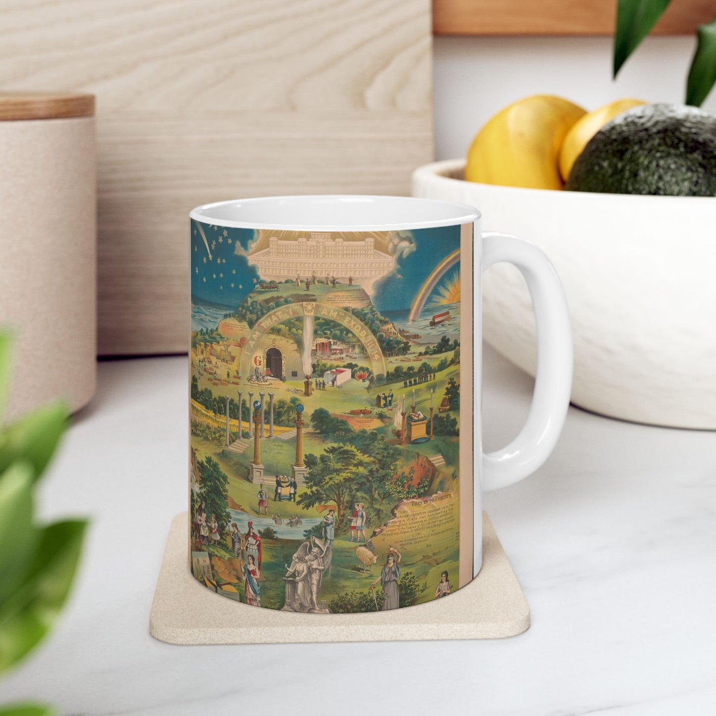 Our emblematic mystic light of masonry Beautiful Novelty Ceramic Coffee Mug 11oz