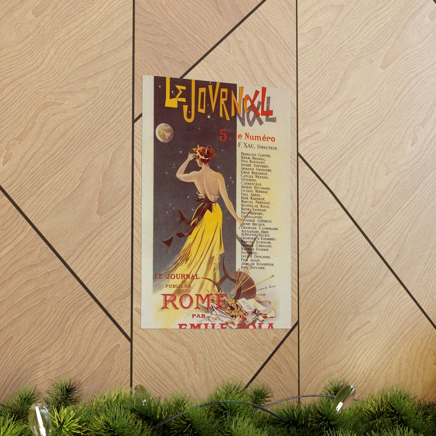 Affiche pour annoncer la publication de "Rome" dans Le Journal. High Quality Matte Wall Art Poster for Home, Office, Classroom