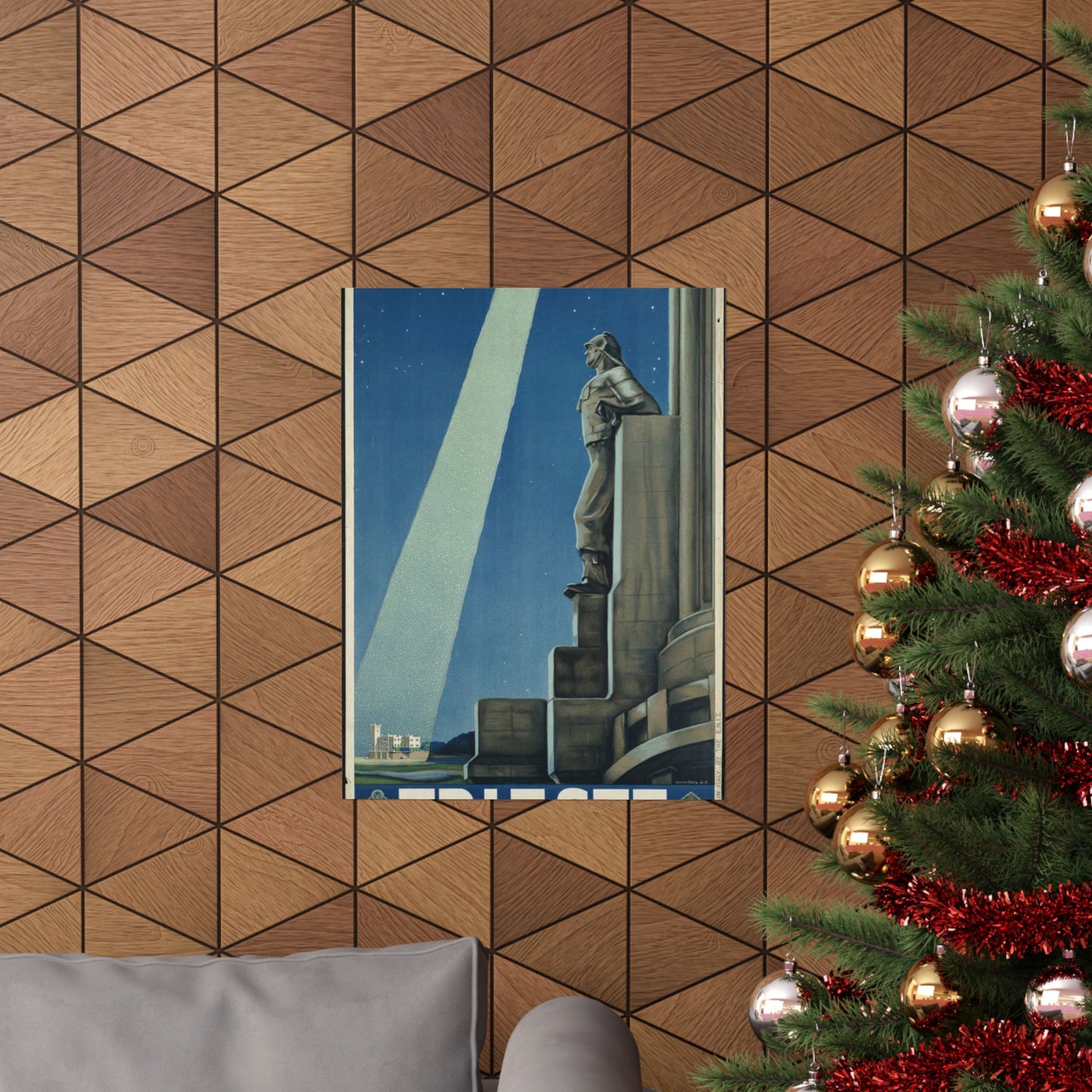 Trieste. Vintage Travel Posters, 1920s-1930s High Quality Matte Wall Art Poster for Home, Office, Classroom