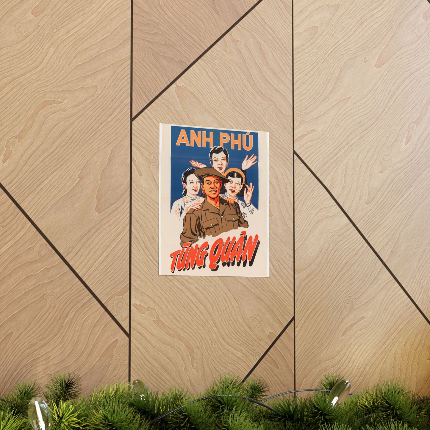 Viet Poster #5, Cold War American Propaganda poster High Quality Matte Wall Art Poster for Home, Office, Classroom