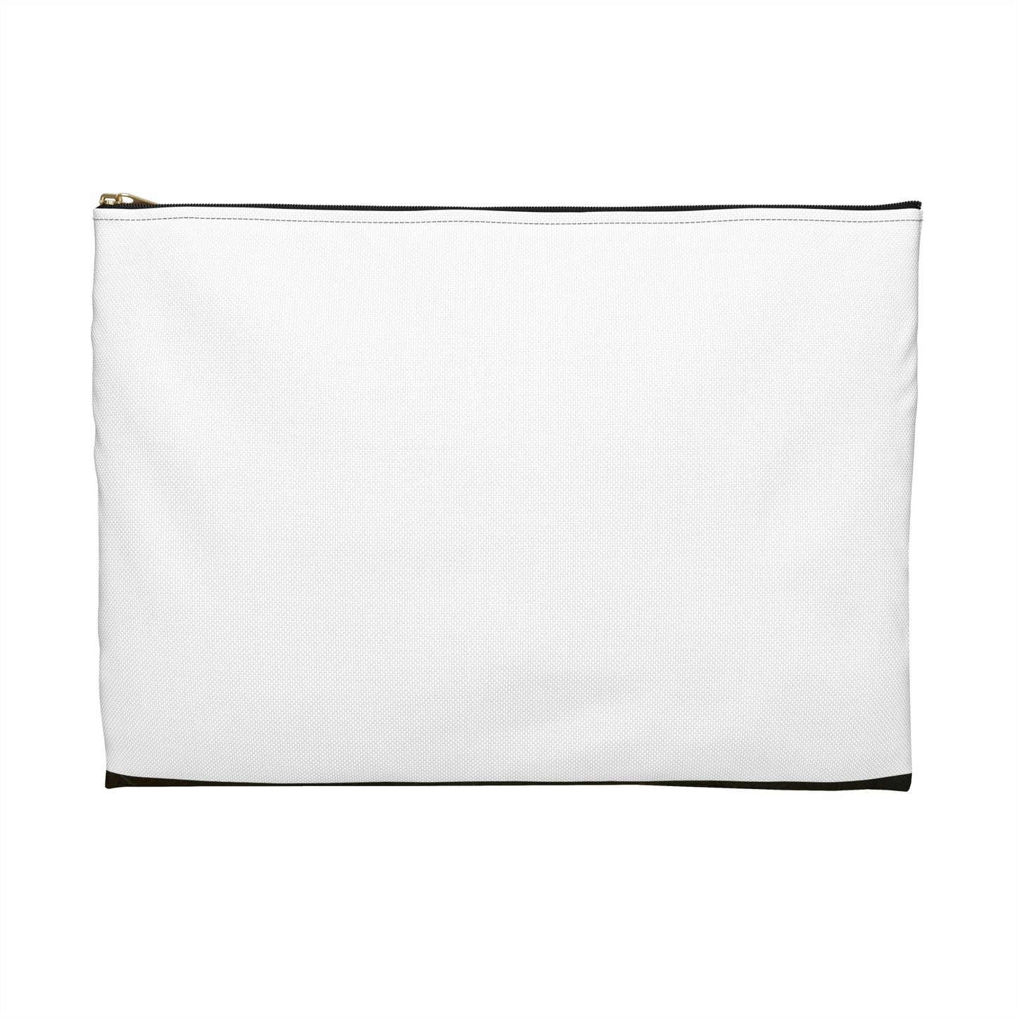 Kirkegata i Hammerfest før ødeleggelsene under andre verdenskrig. Blikket er rettet oppover bakken, mot kirka. En person kryssen veien. Large Organizer Pouch with Black Zipper