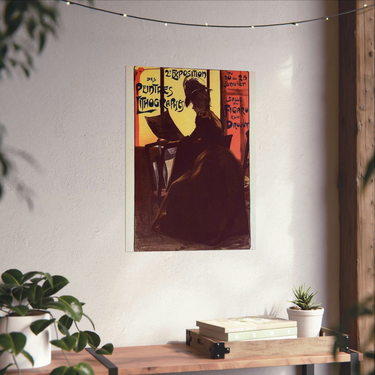Affiche pour la "2e Exposition des Peintres-Lithographes". High Quality Matte Wall Art Poster for Home, Office, Classroom