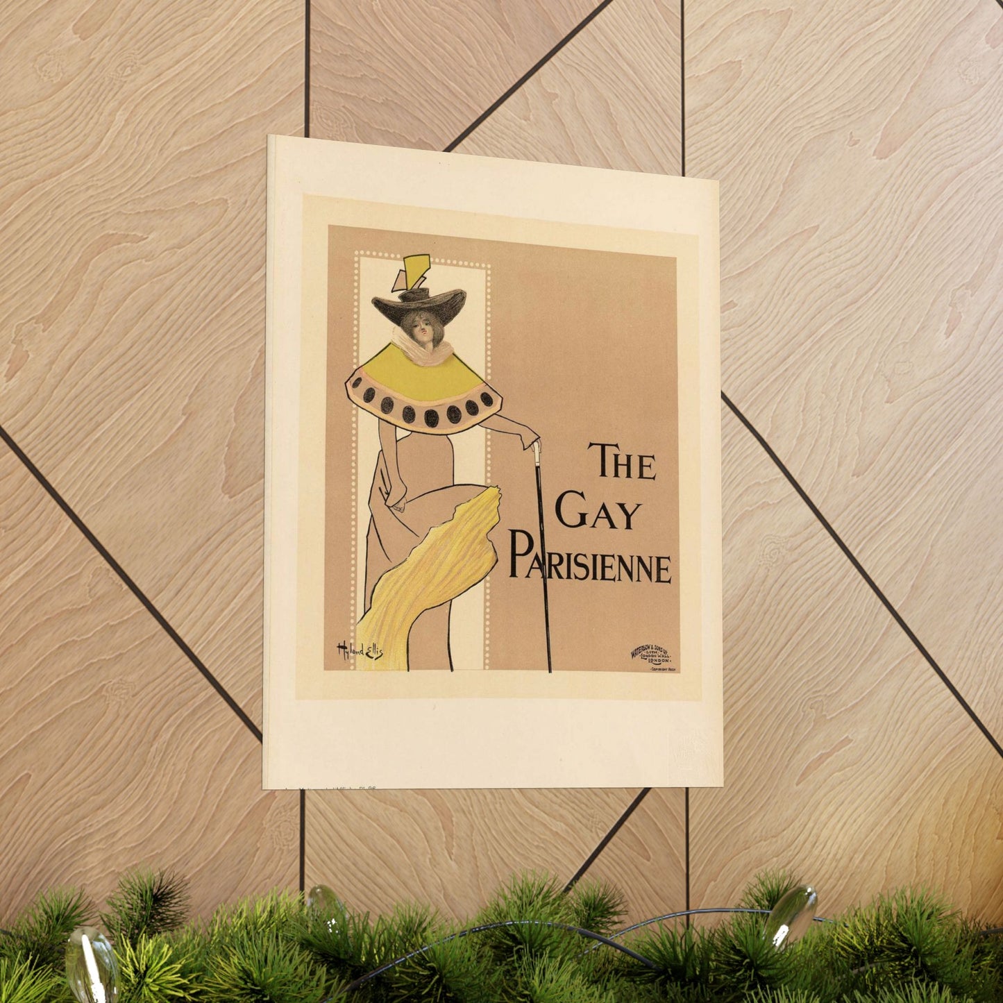 Maîtres de l'affiche V 2 - Pl 96 - Fred Hyland - Leigh Ellis High Quality Matte Wall Art Poster for Home, Office, Classroom