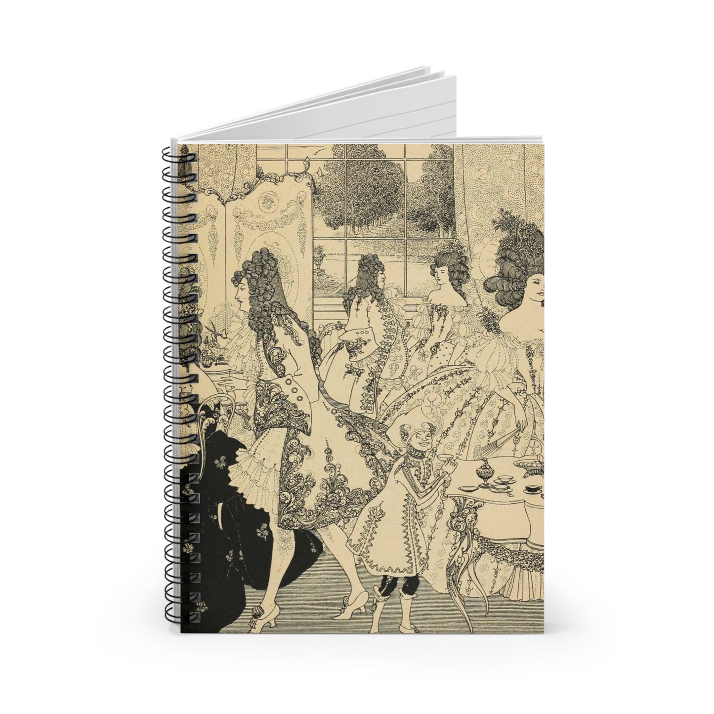 The rape of the lock - an heroi-comical poem in five cantos (1896) (14800330313) Spiral Bound Ruled Notebook with Printed Cover