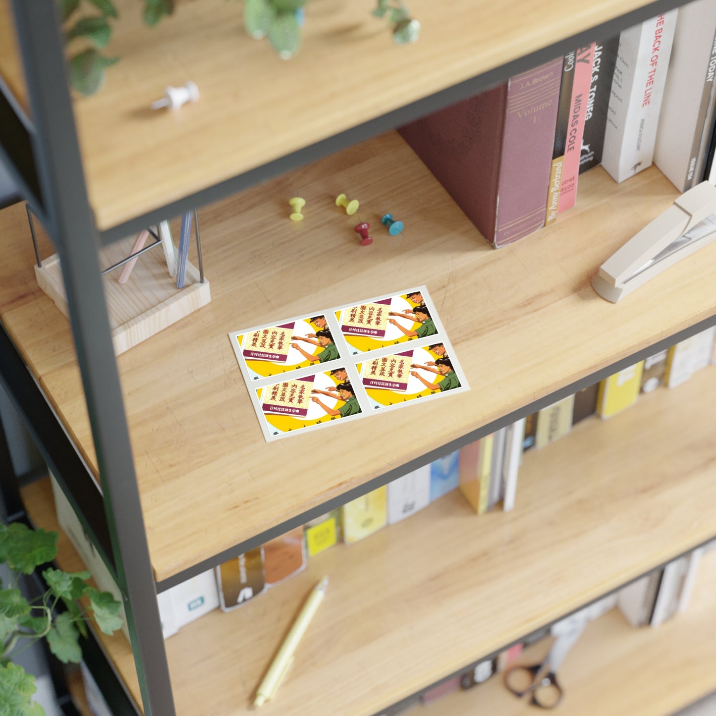 Promotion Poster "High School Student" Laminated UV Protective Vinyl Stickers