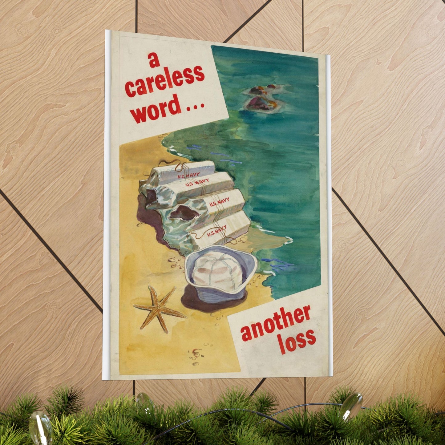 A Careless Word... Another Loss High Quality Matte Wall Art Poster for Home, Office, Classroom