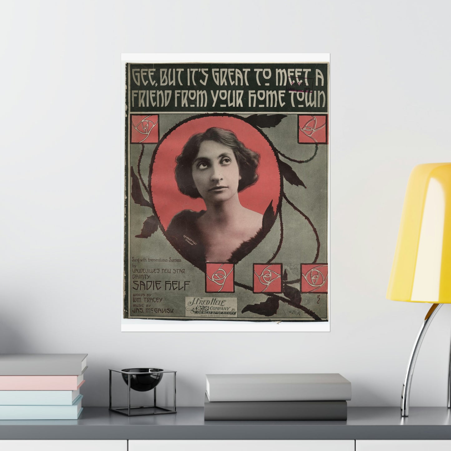 Gee, but it's great to meet a friend from your hom High Quality Matte Wall Art Poster for Home, Office, Classroom