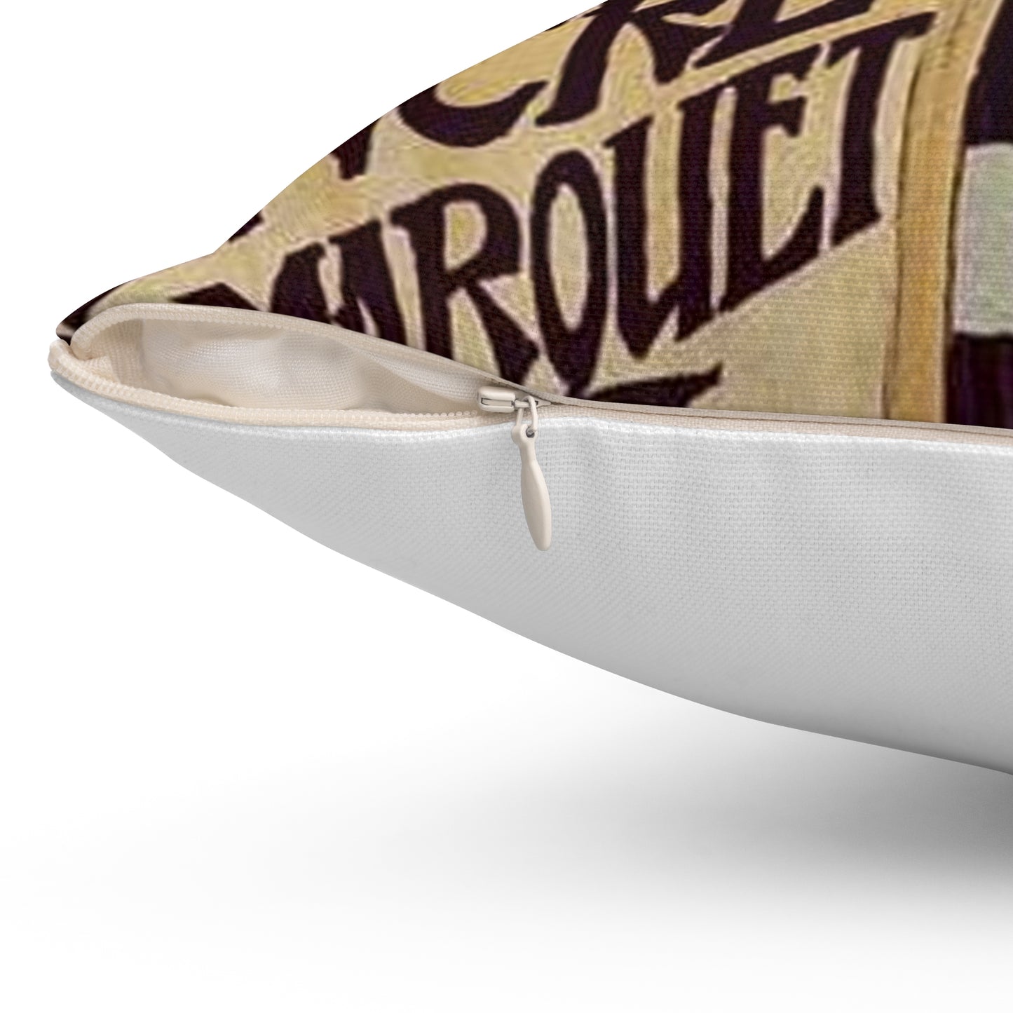 Affiche pour l' "Encre Marquet". Decorative Accent Square Pillow