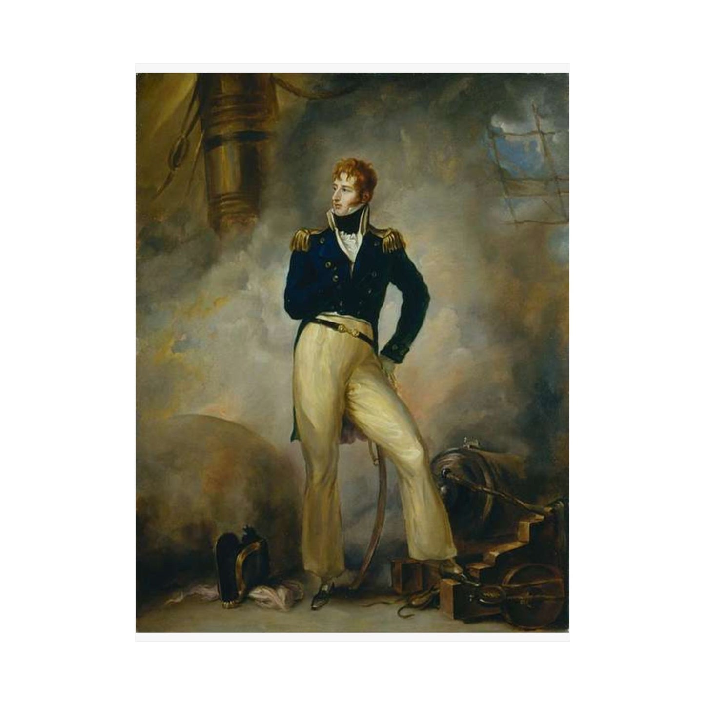 Lord Cochrane 1807 - Public domain painting High Quality Matte Wall Art Poster for Home, Office, Classroom