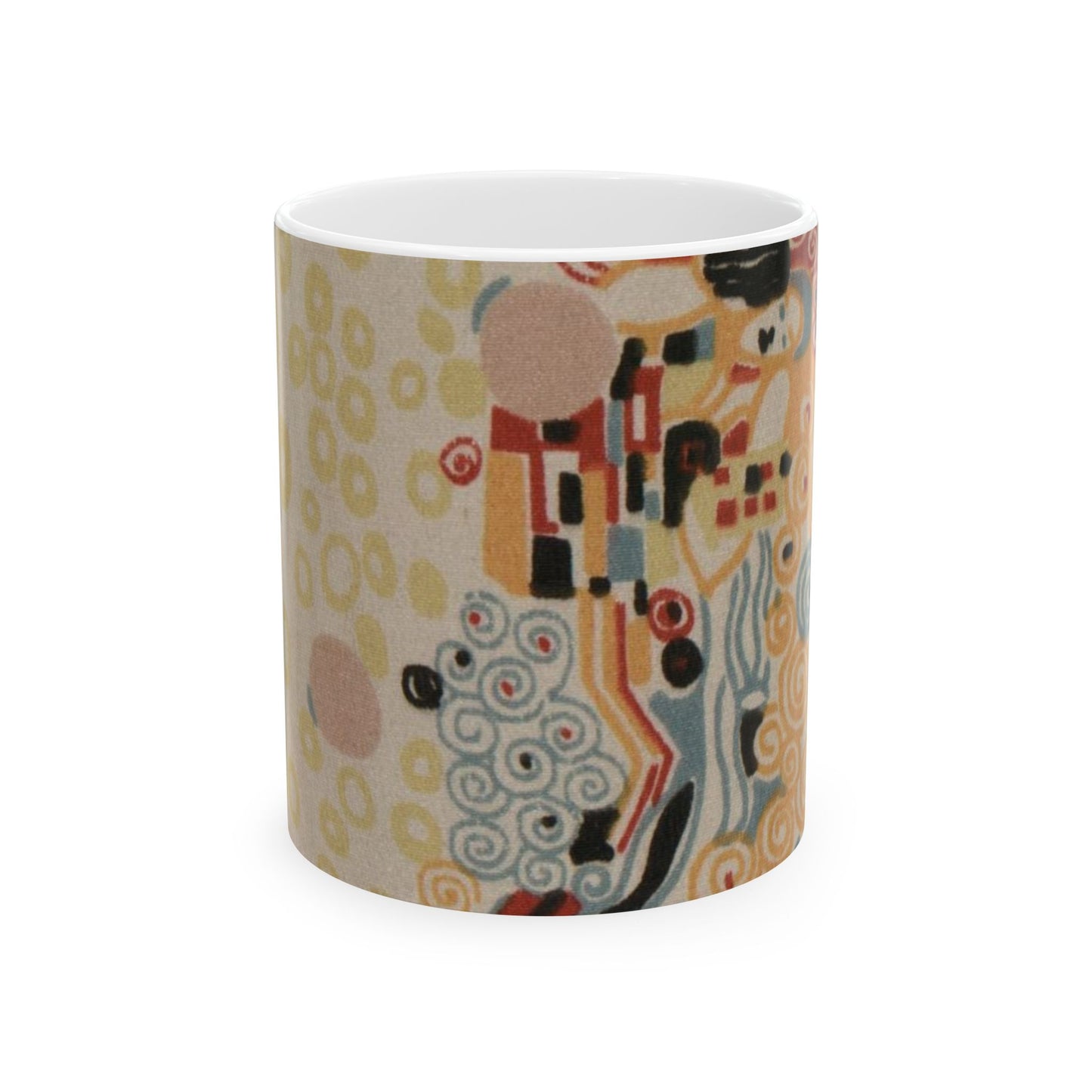 Textile sample - Public domain dedication image Beautiful Novelty Ceramic Coffee Mug 11oz
