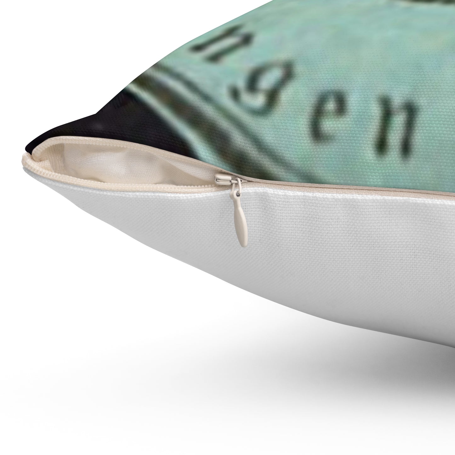 Oberamt Wangen Briefsiegel - public domain postal stamp scan Decorative Accent Square Pillow