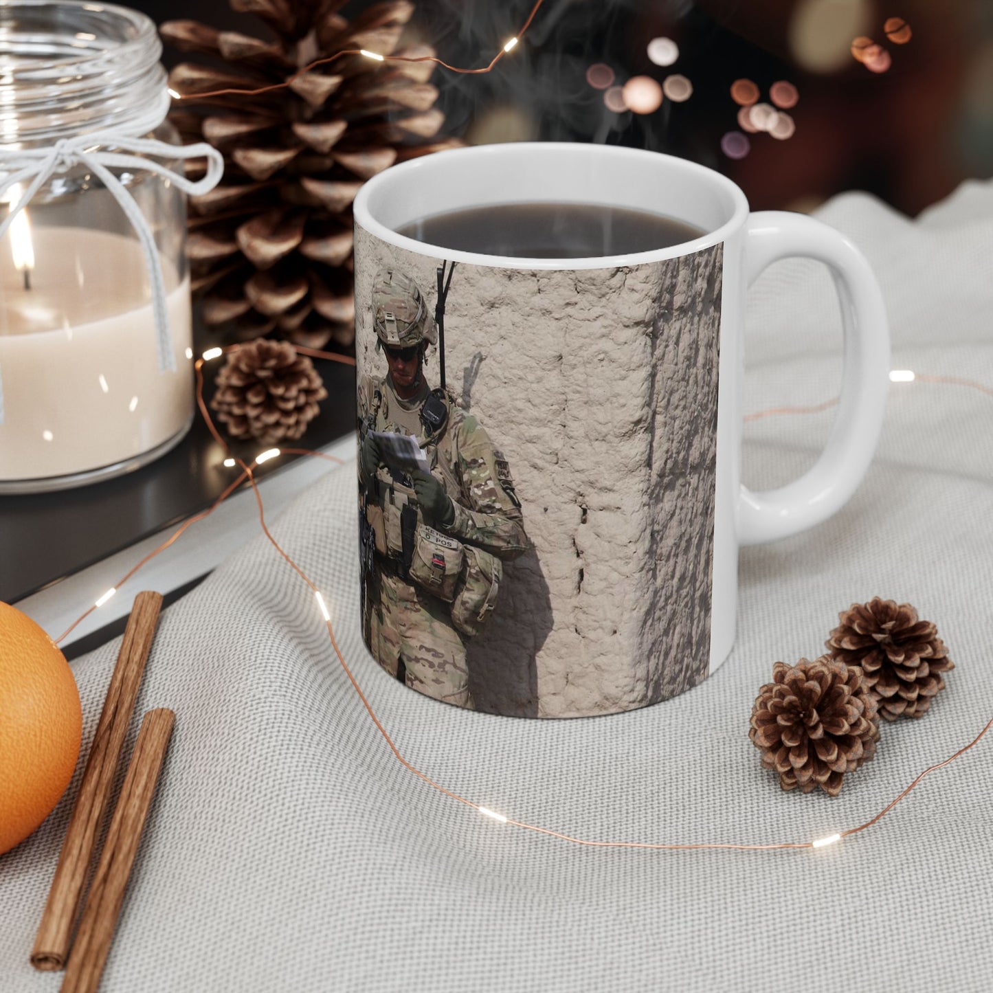 U.S. Army Sgt. Keith Keller, a combat engineer assigned Beautiful Novelty Ceramic Coffee Mug 11oz