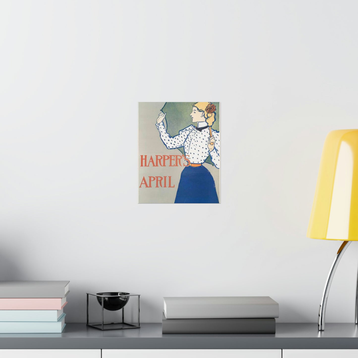 Edward Penfield, Harper's April High Quality Matte Wall Art Poster for Home, Office, Classroom