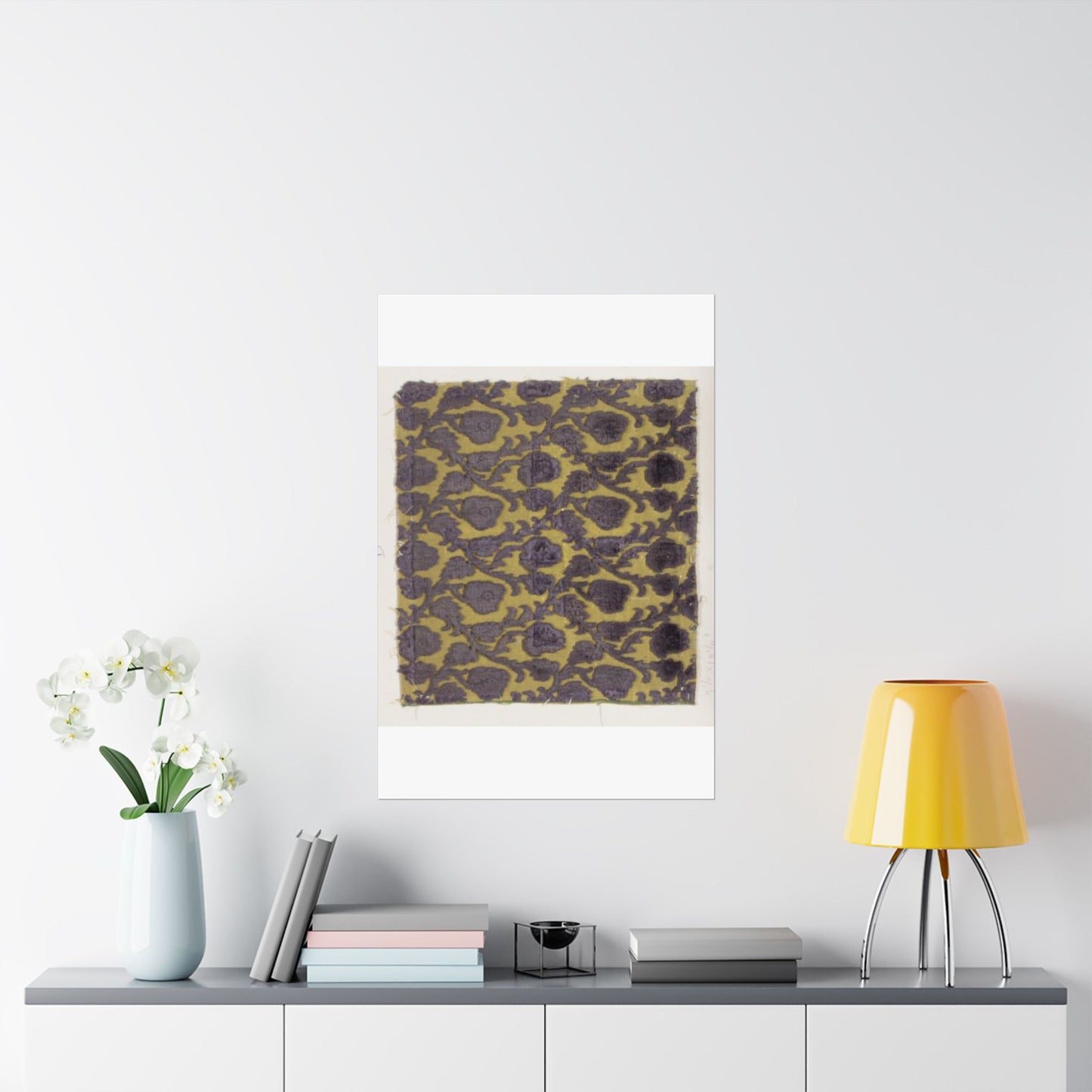 Fragment, 15th century - Public domain dedication museum photo High Quality Matte Wall Art Poster for Home, Office, Classroom