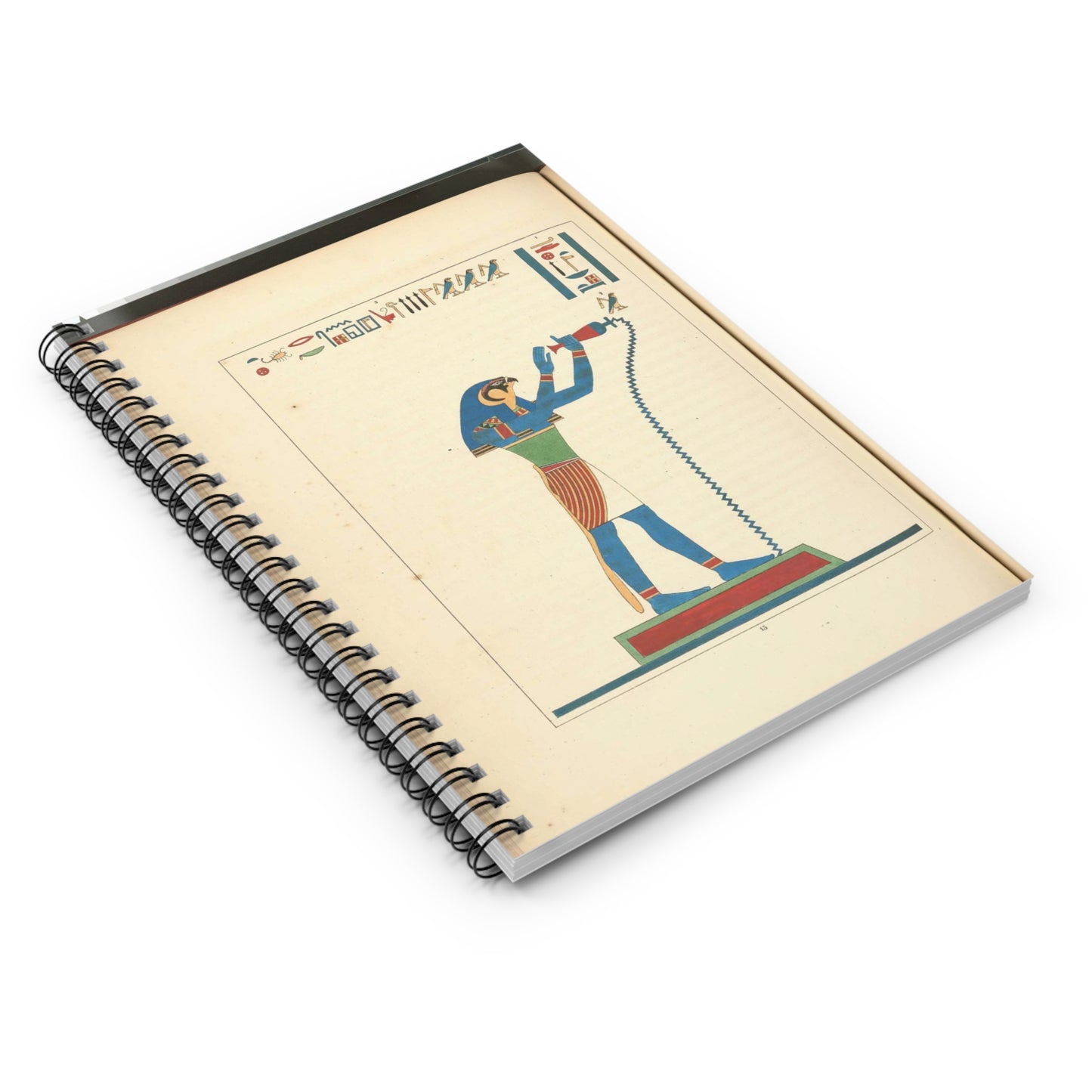 Thoth Trismégiste, le premier Hermès, Hermès Trismégiste. Spiral Bound Ruled Notebook with Printed Cover