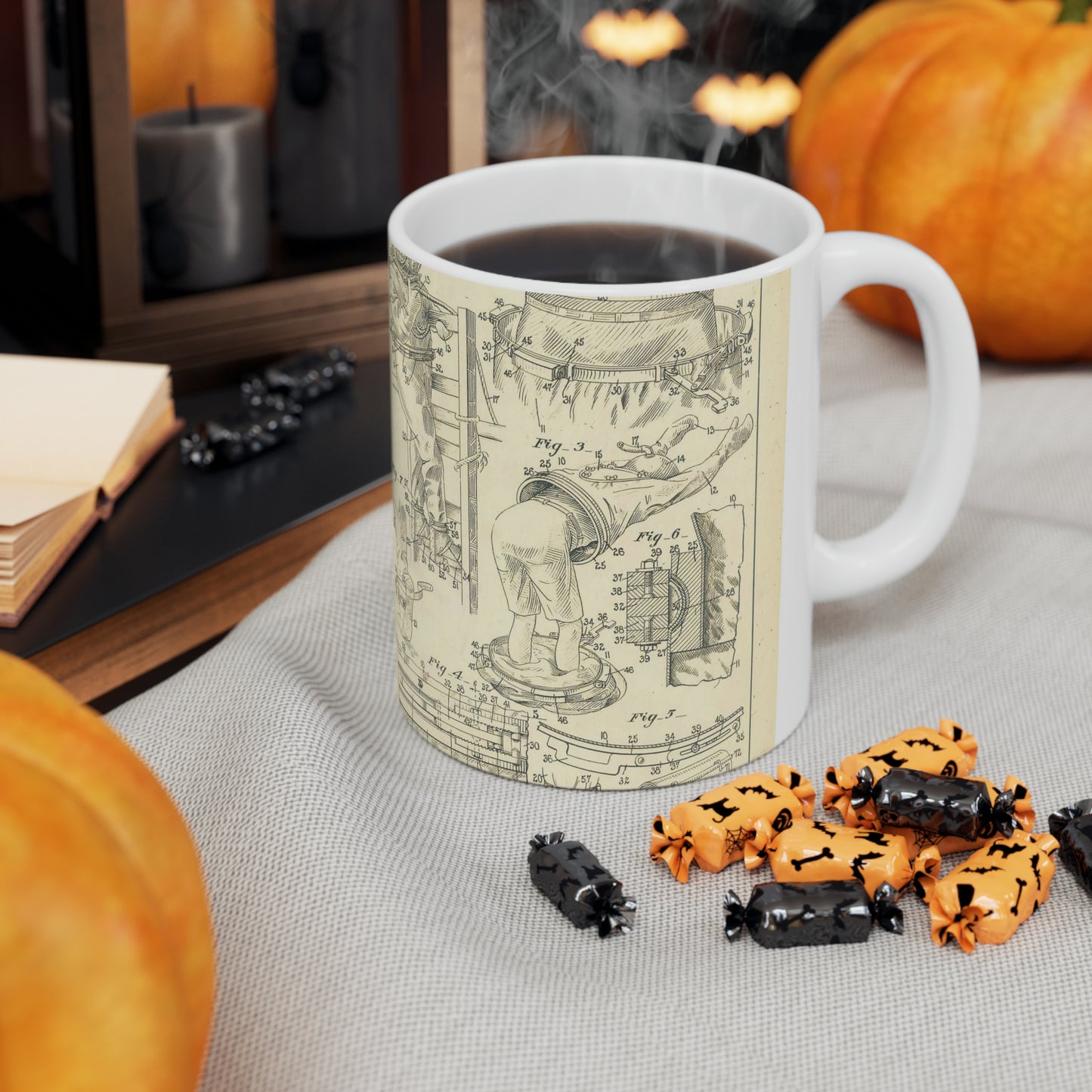 Patent Case File No. 1,370,316, Diver's Suit, Inventor Harry Houdini - DPLA - a7ce98fe2e09ce9ebf11abd87a6bb476 (page 51) Beautiful Novelty Ceramic Coffee Mug 11oz