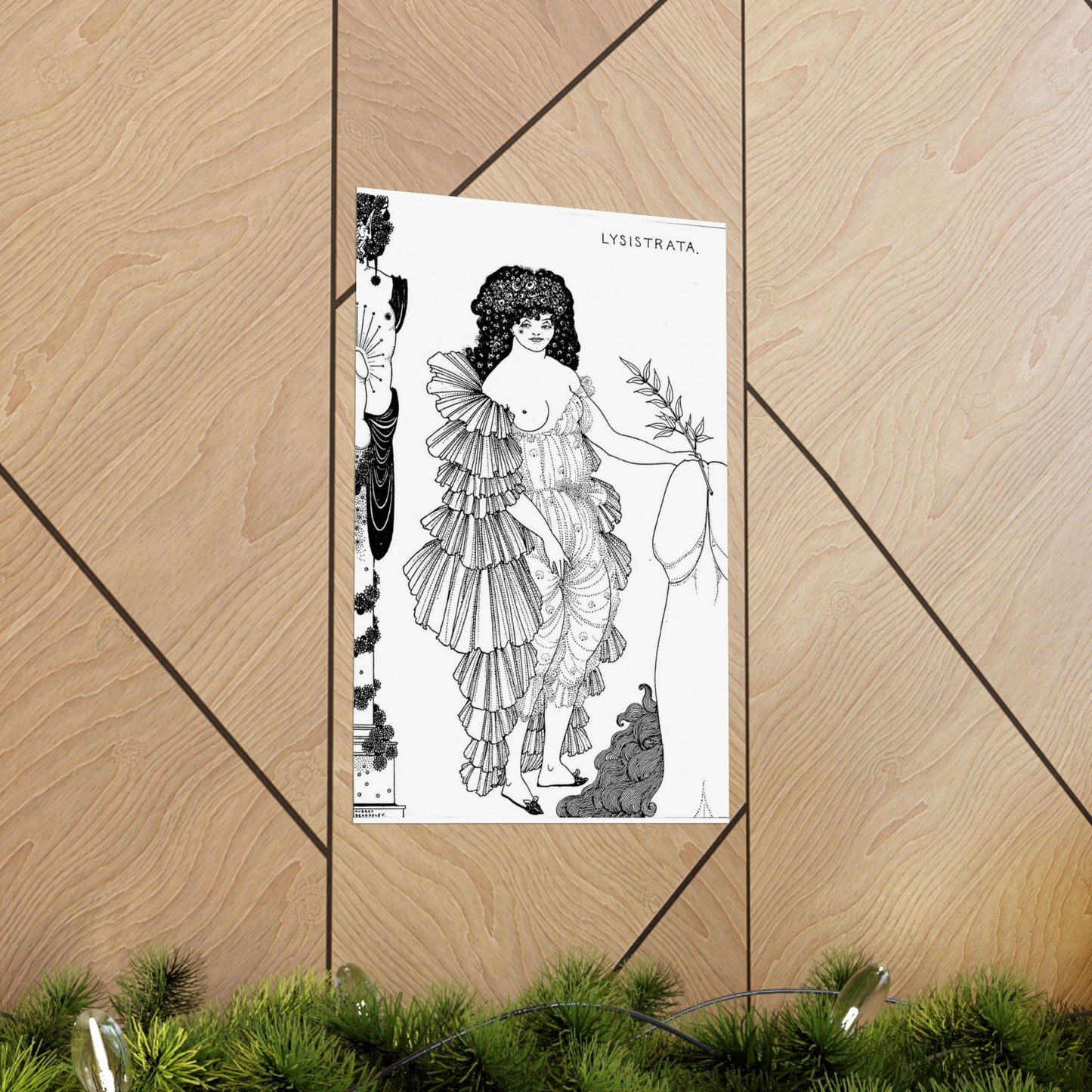 Lysistrata - Public domain botanical illustration High Quality Matte Wall Art Poster for Home, Office, Classroom