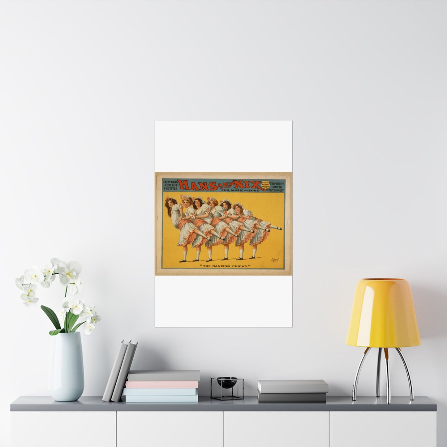 Hans and Nix everything new but the title : fun, music, and song : the positive limit in polite comedy. High Quality Matte Wall Art Poster for Home, Office, Classroom